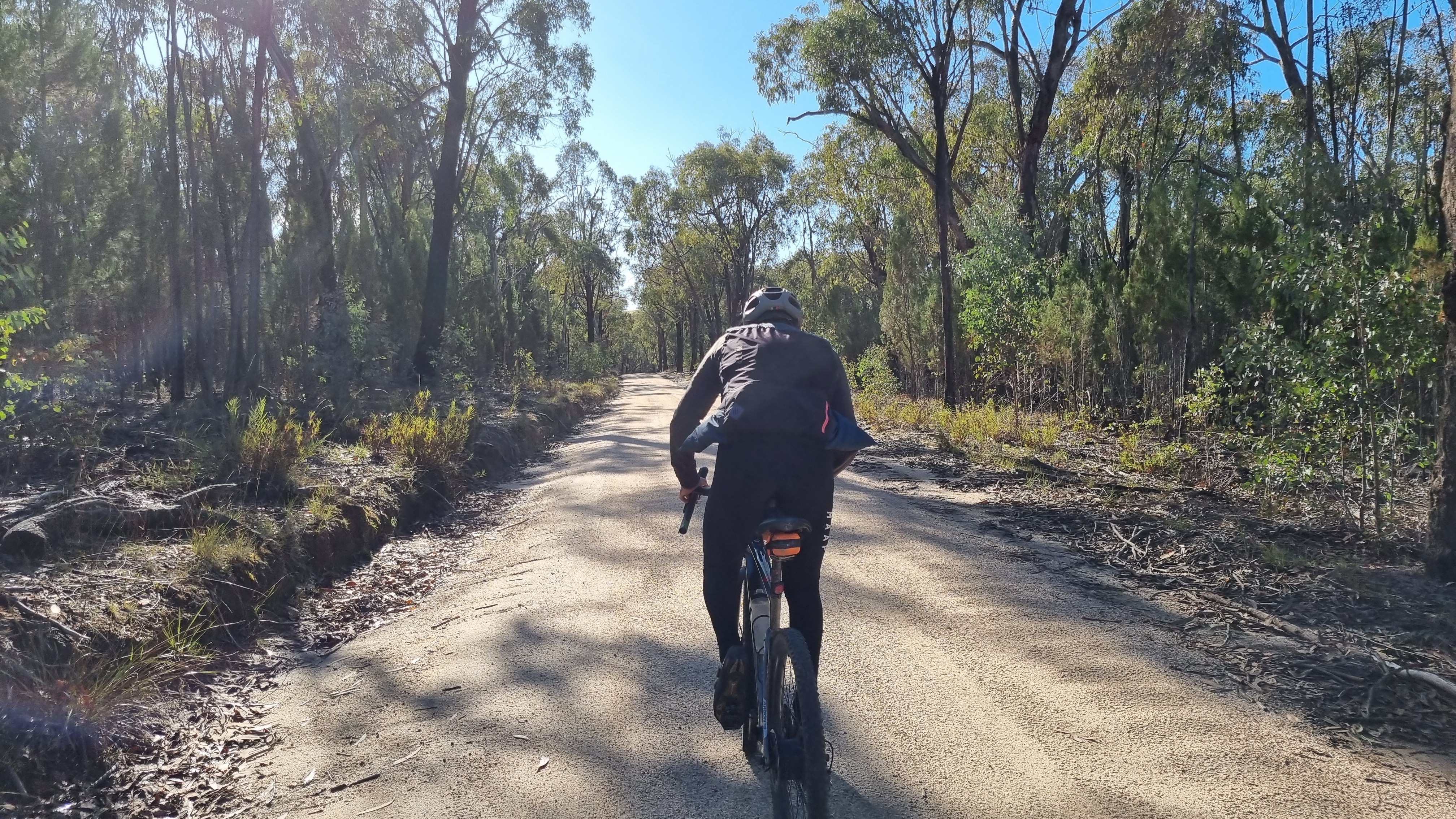 Bringing the pace on the Beechworth - Chiltern National Park Loop's smooth gravel roads