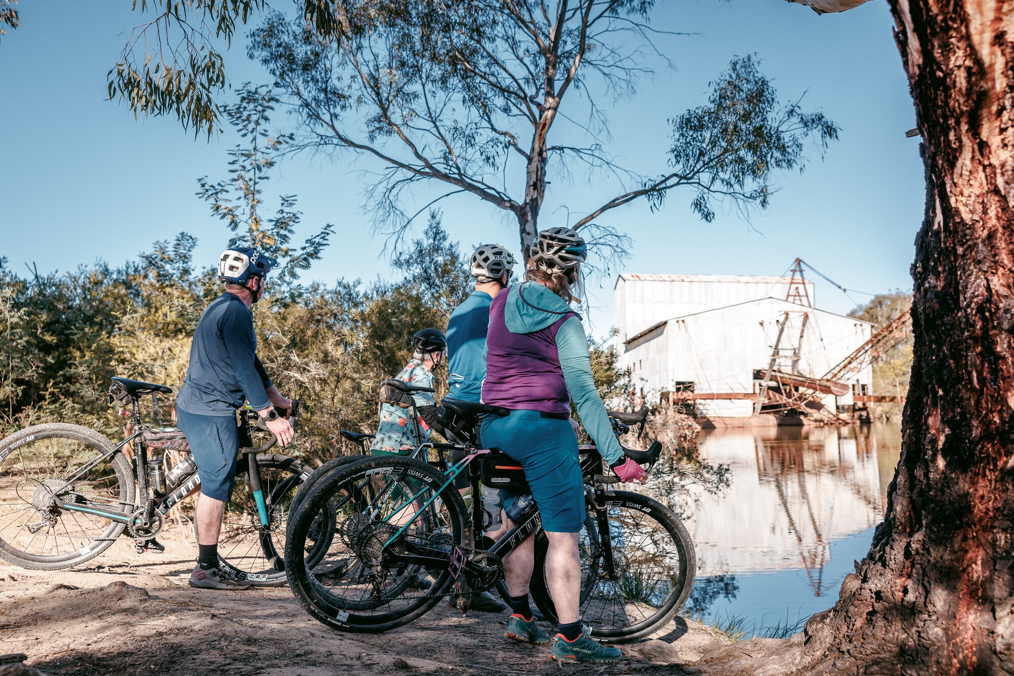 Pedal past historic gold rush remnants on the Eldorado - Wangaratta Loop