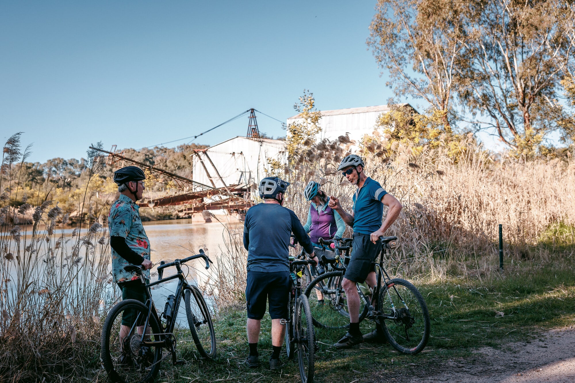 Pedal past historic gold rush remnants on the Eldorado - Wangaratta Loop