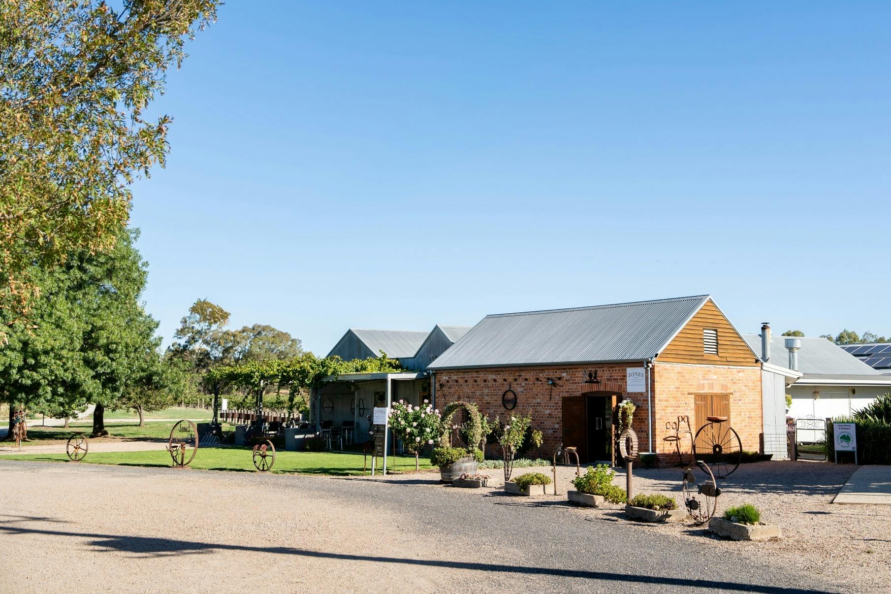 Exterior of Heritage listed Cellar Door and Restaurant