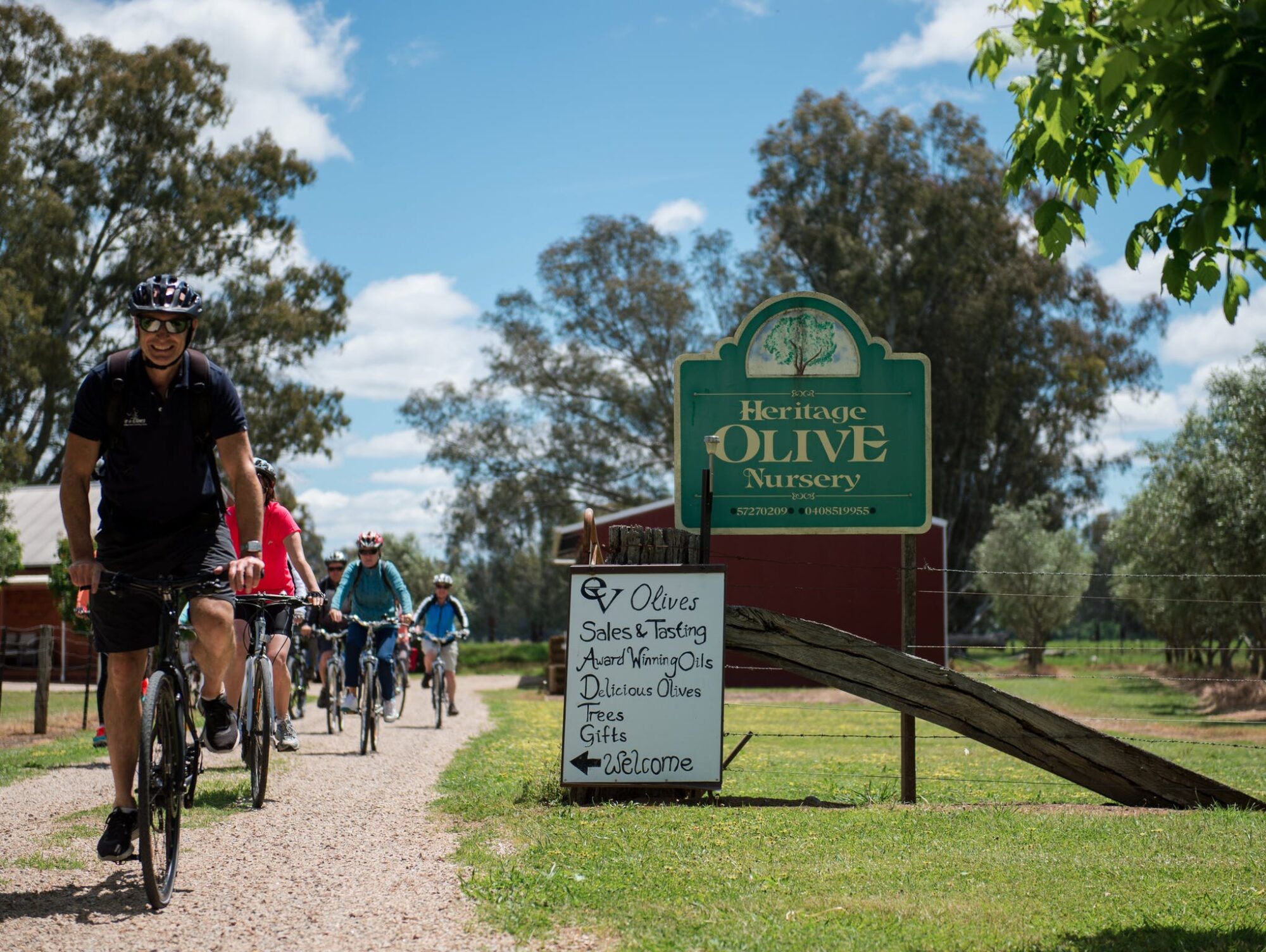 On a cycling tour in North East Victoria
