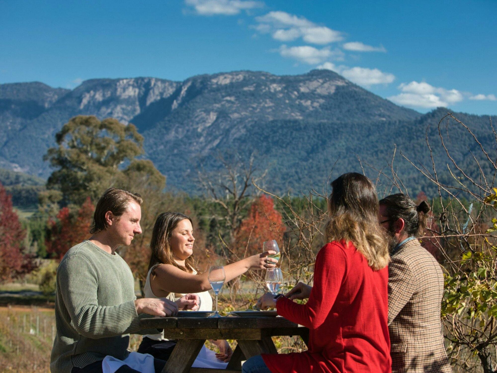 Relax on the terrace with a platter or a glass of wine