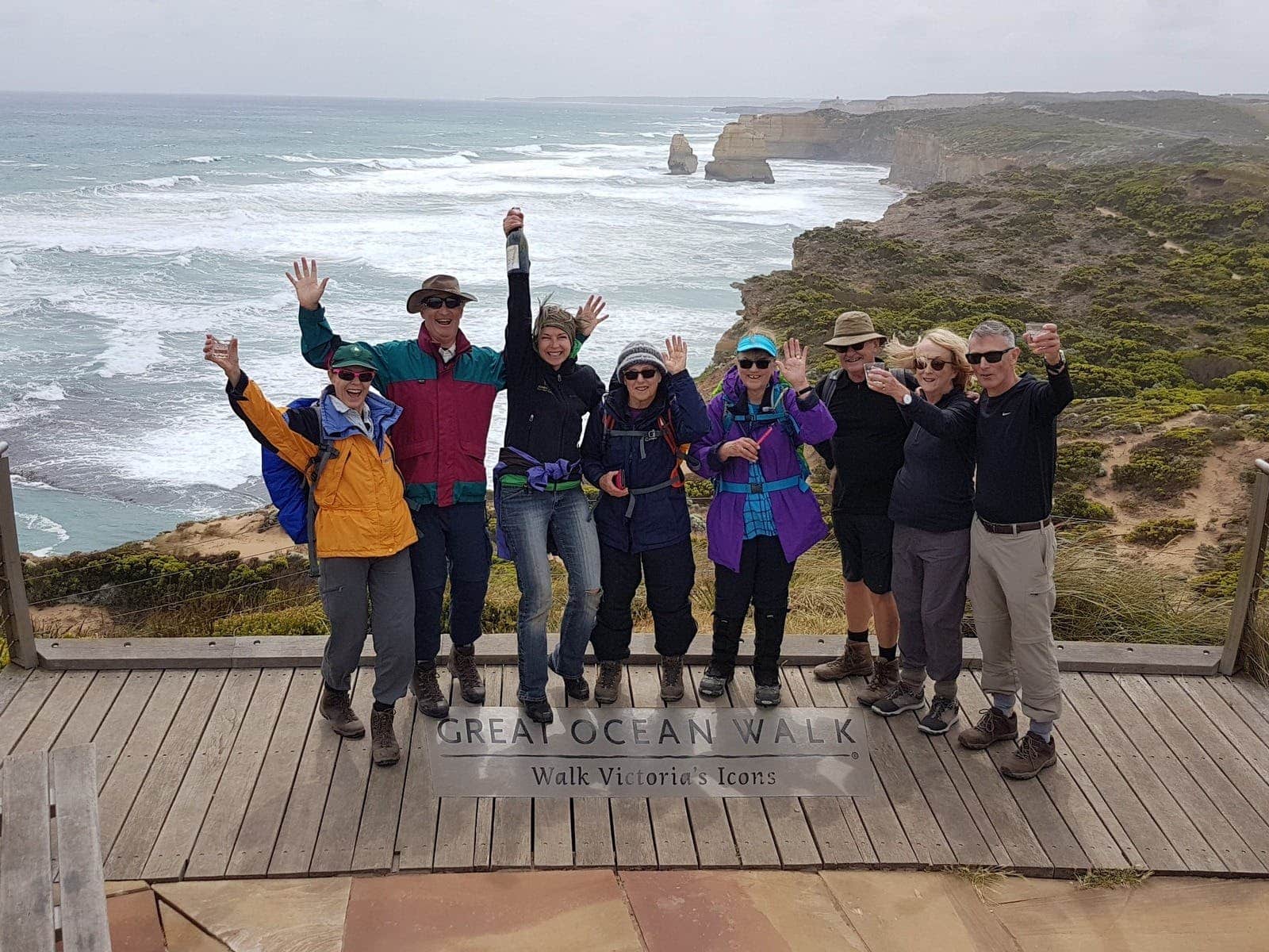 Reaching the Twelve Apostles on the Great Ocean Walk with Hedonistic Hiking