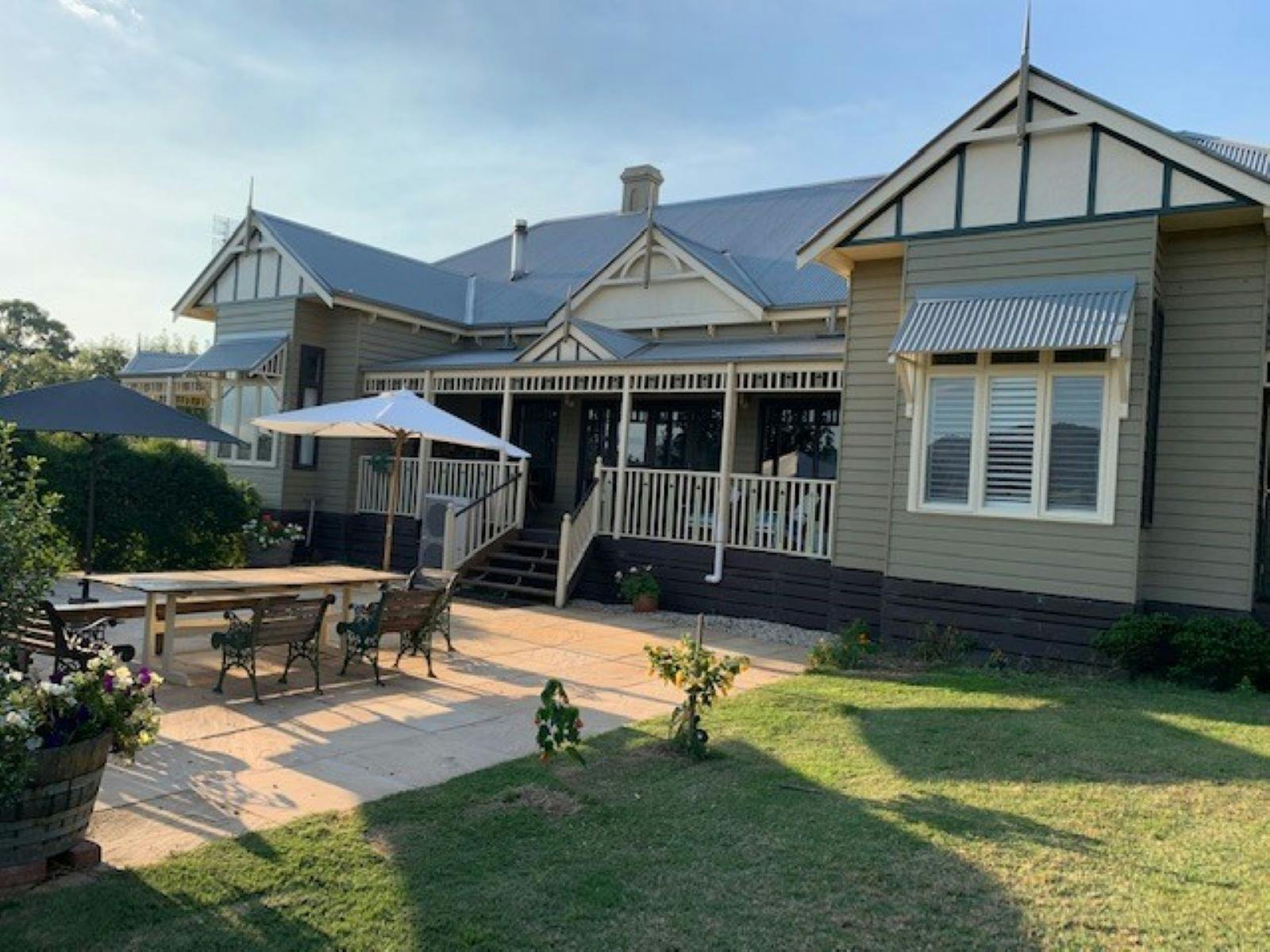 Rear outdoor area