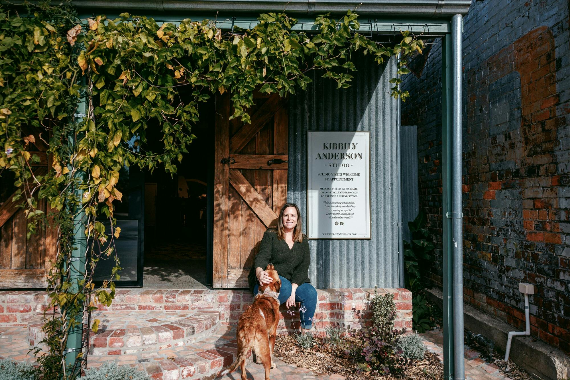Kirrily Anderson artist studio Chiltern