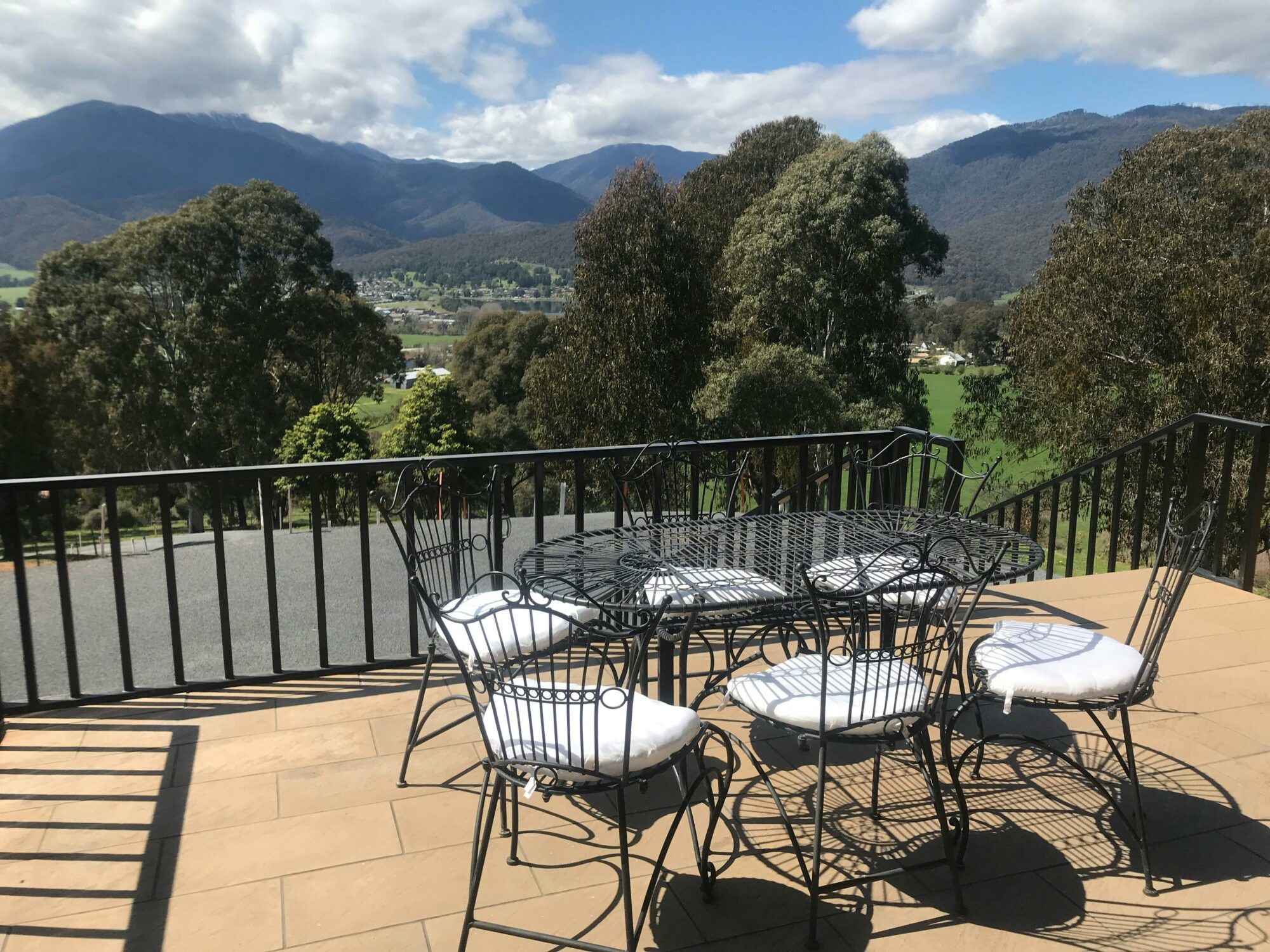 Views of Mount Bogong and Falls Creek.