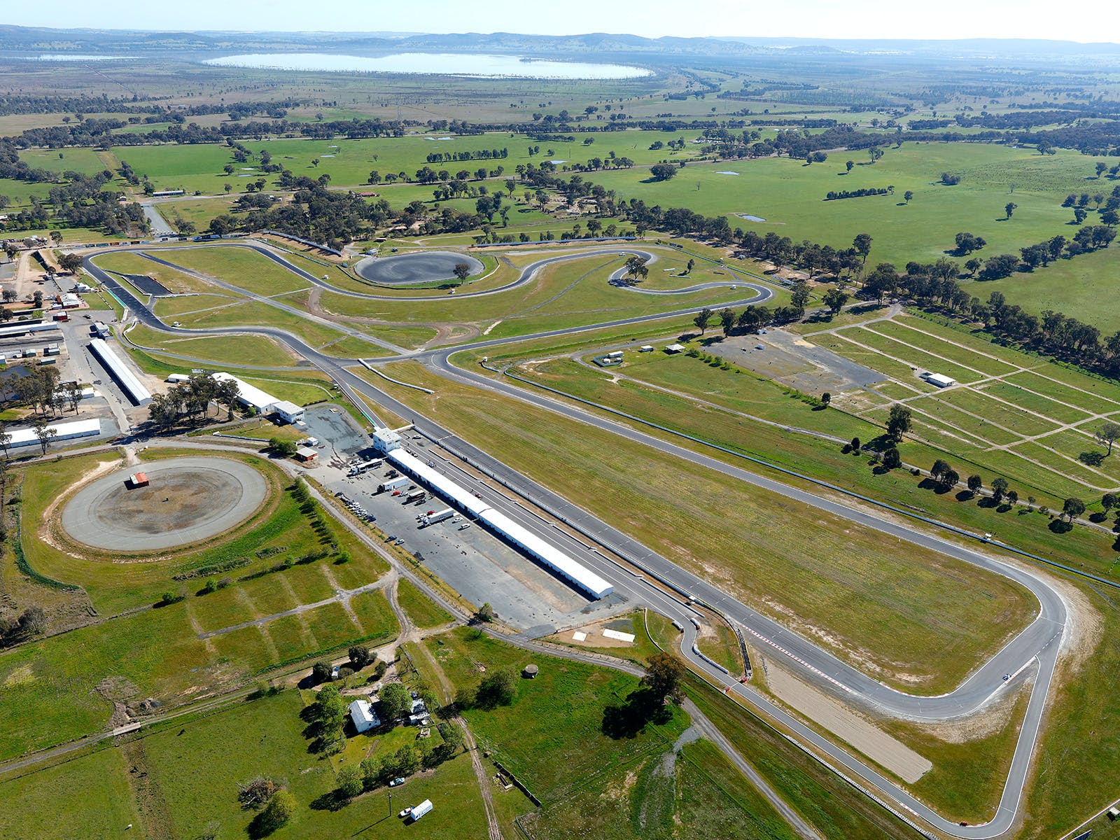 Winton Motor Raceway from above