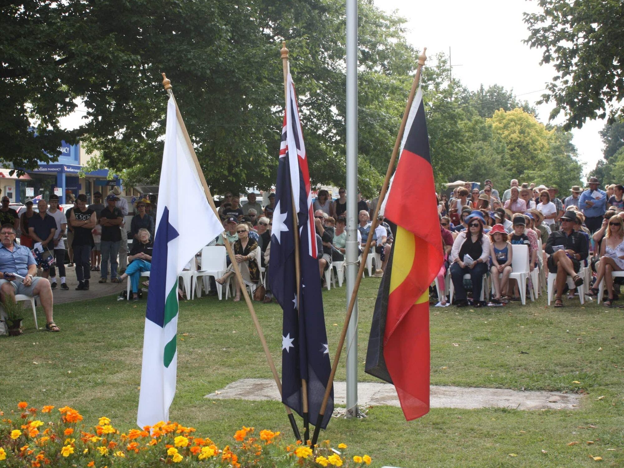 Australia Day Ceremony in Mansfield