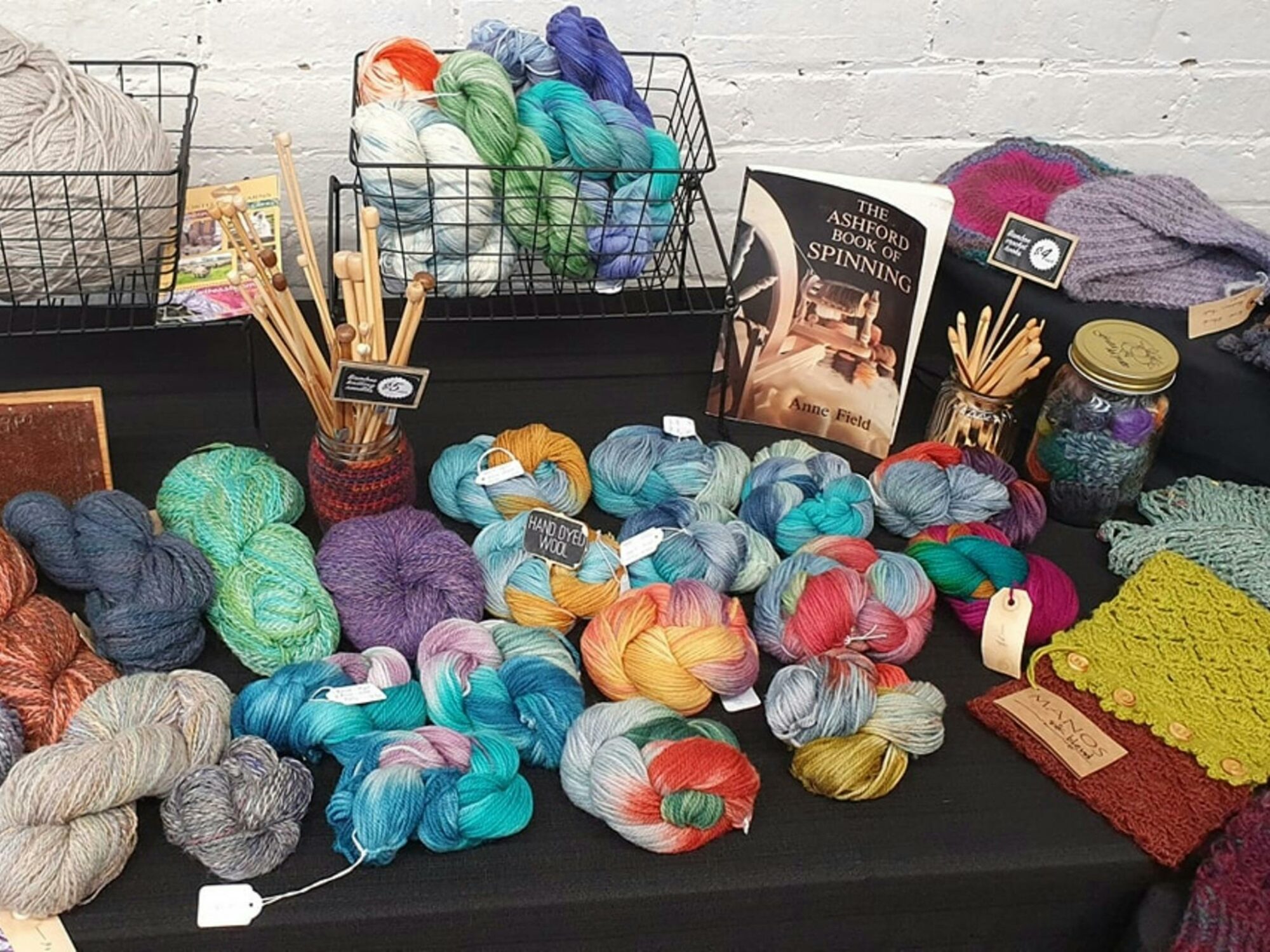 a great range of colurs and textures to spark your creativity as well as items to give you some grea