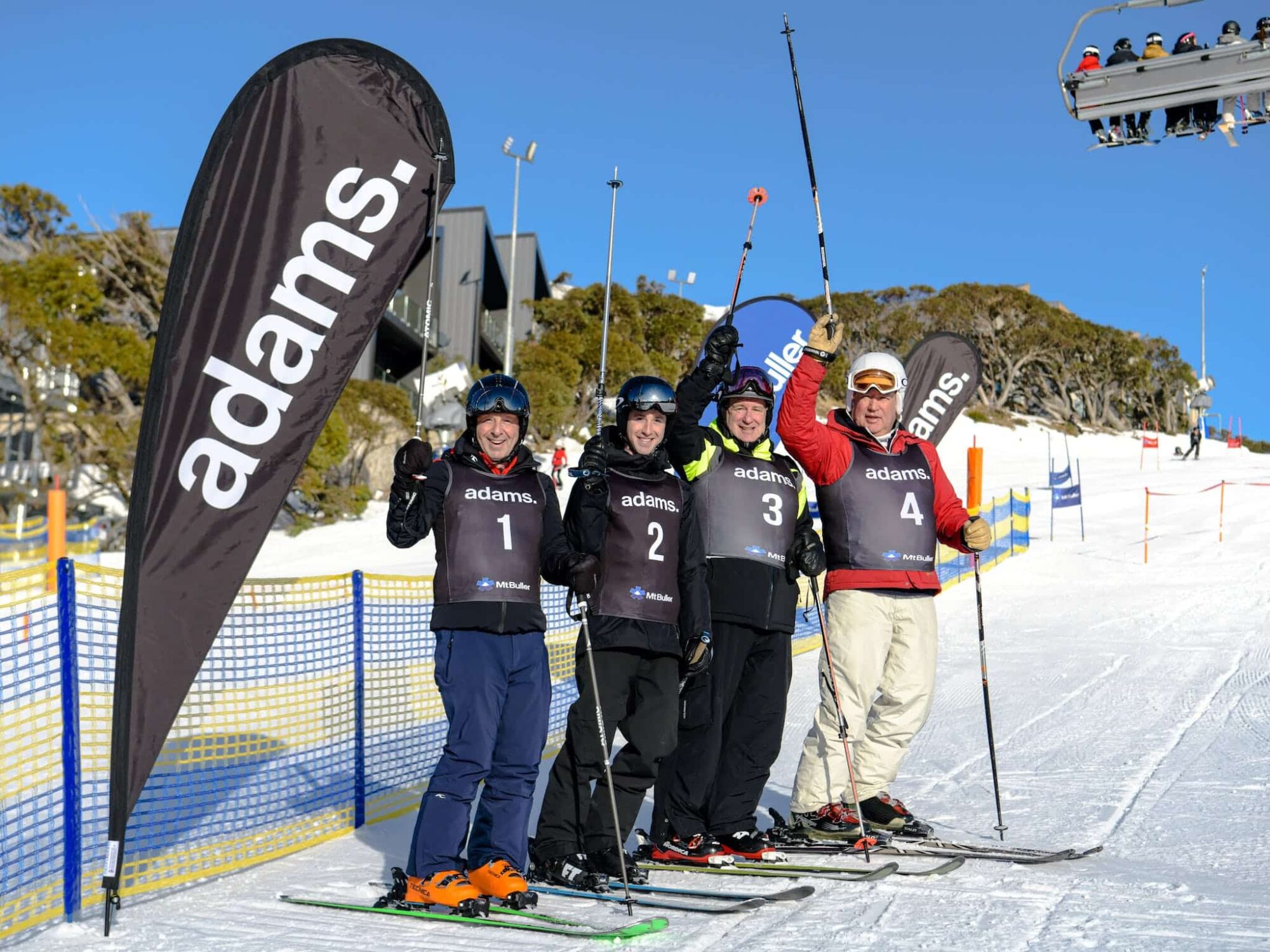 Adams Ski Golf Day team