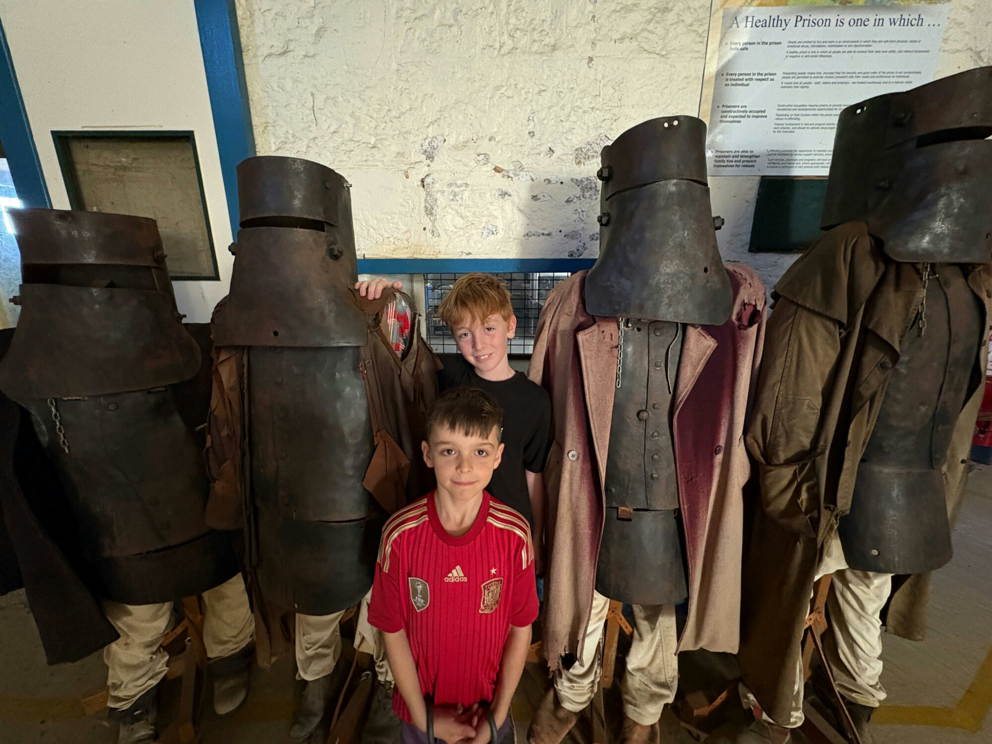 Replicas of the Kelly Gang armour.