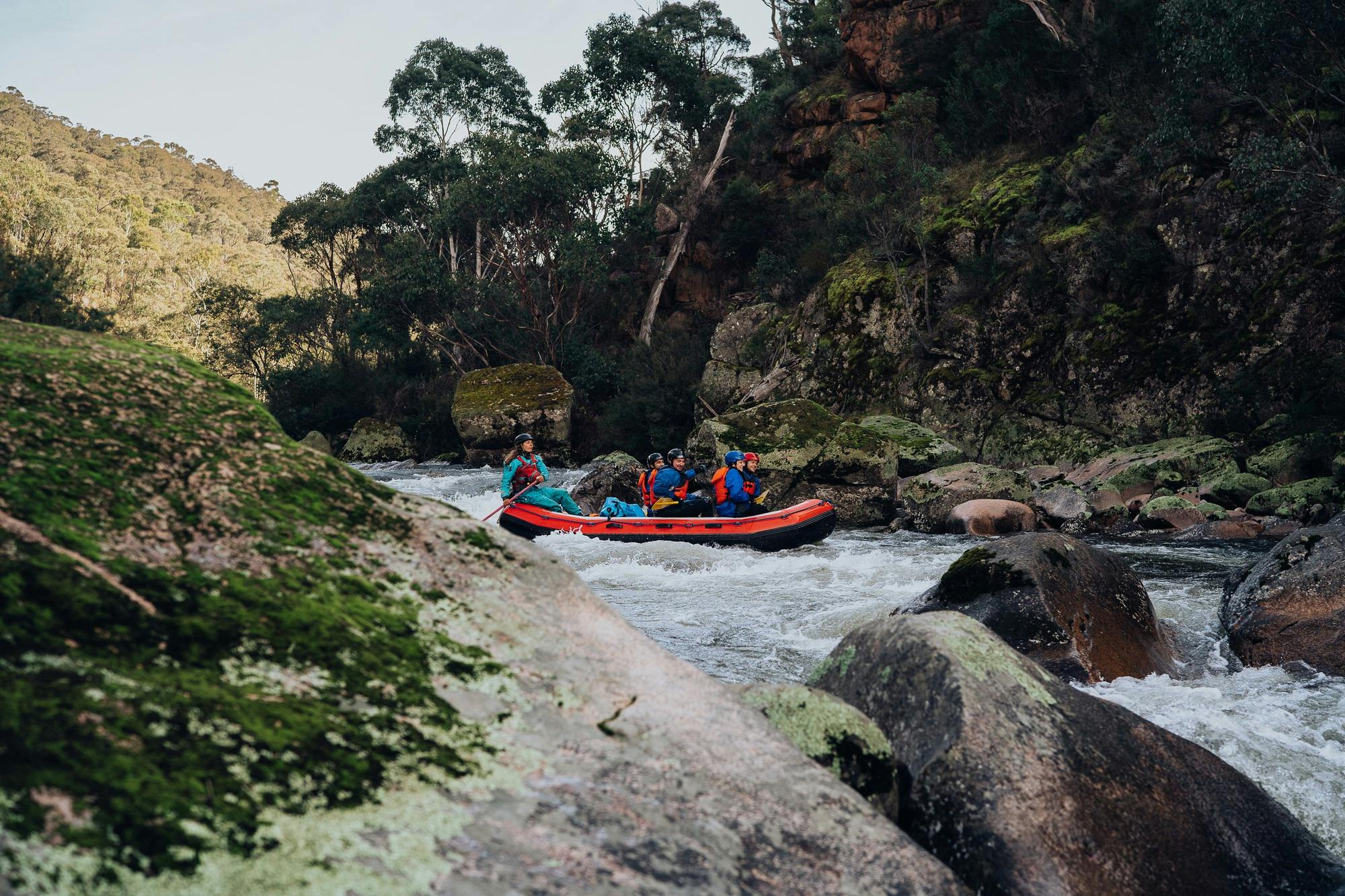 White-water rafting on the Mitta Mitta River