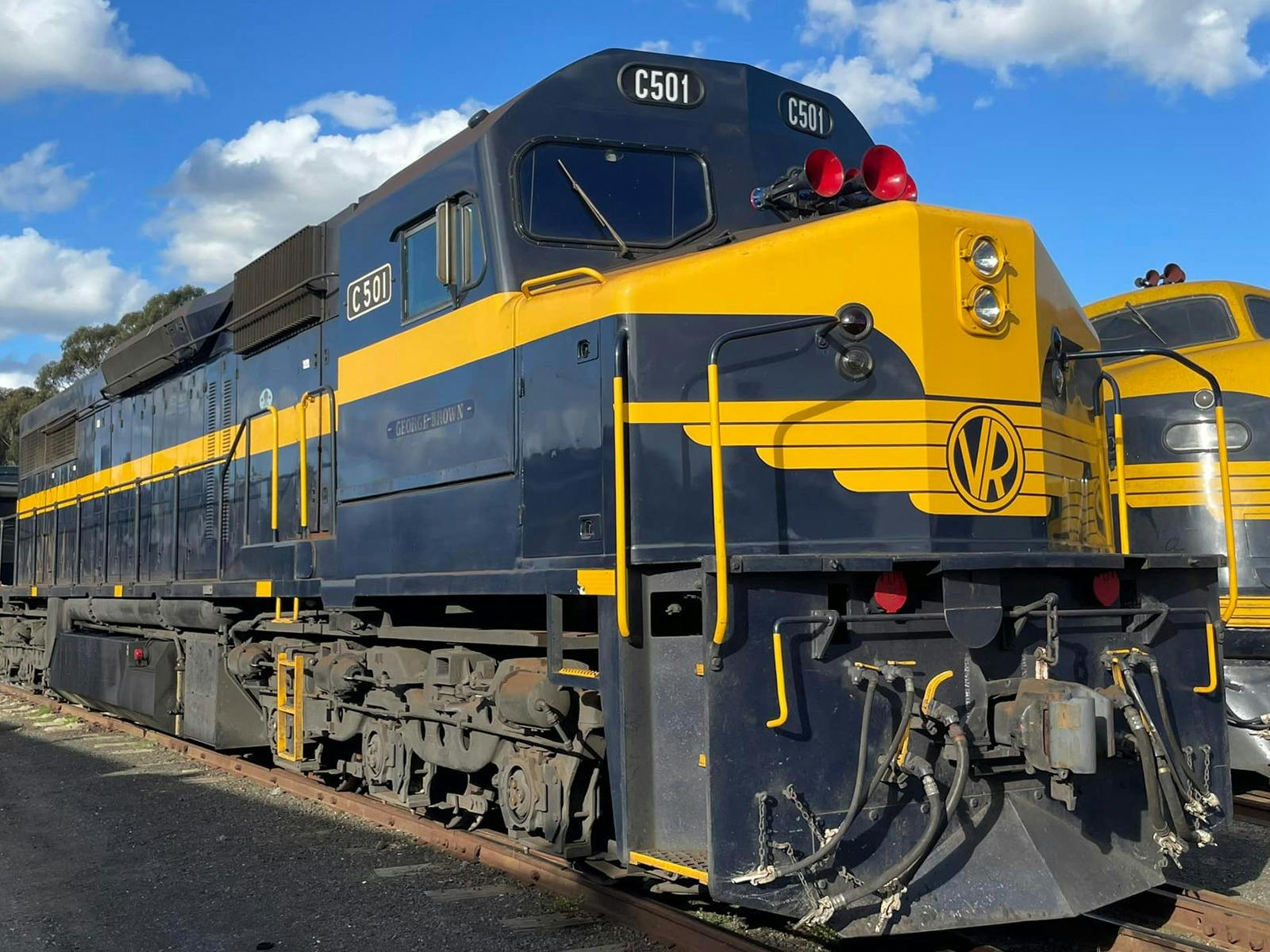 Heritage locomotive used on Dining Train