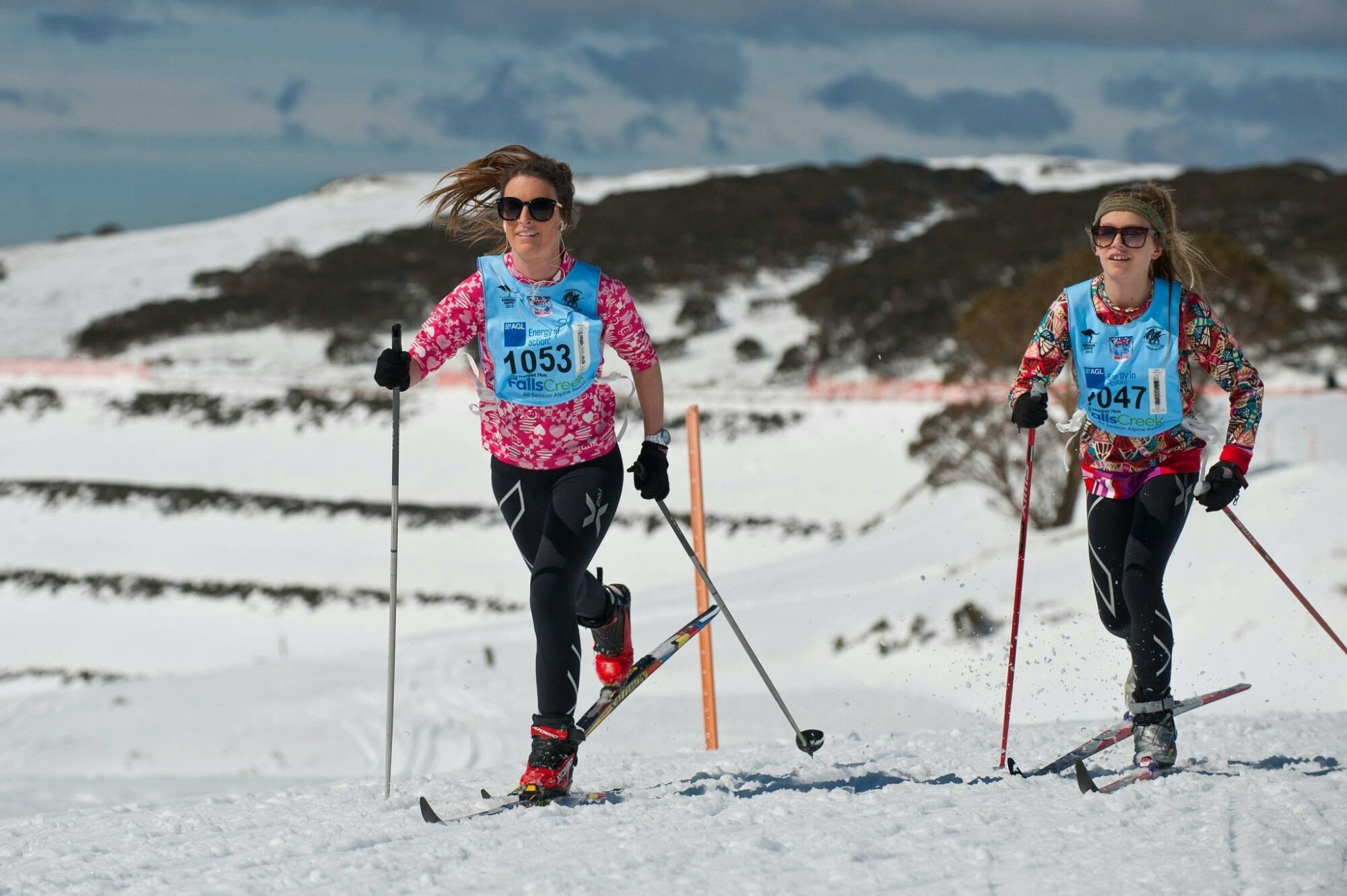 Two Women XC Skiing