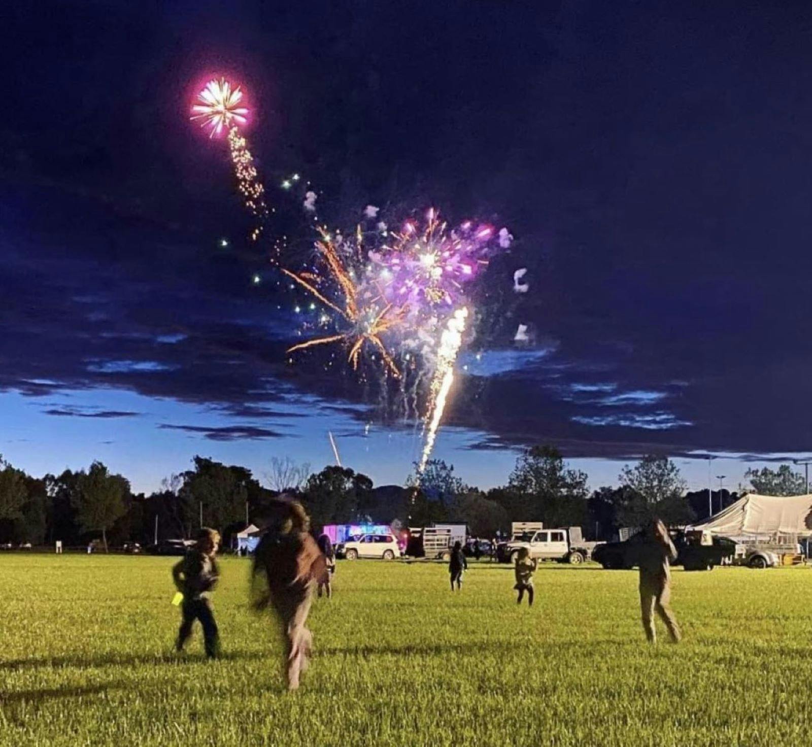 Catch the fireworks at the Corryong Show 9 pm