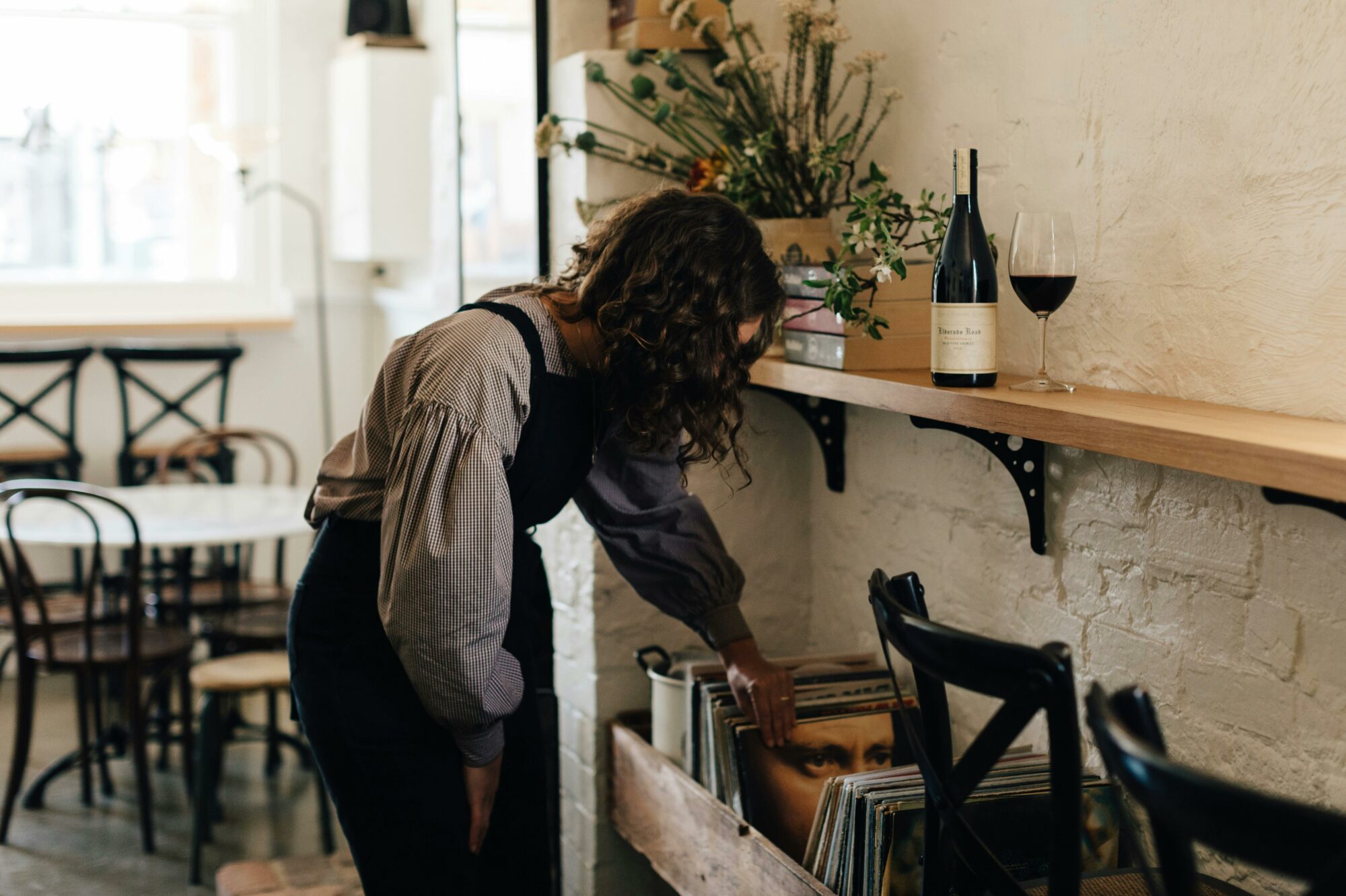 Selecting a record in cellar door