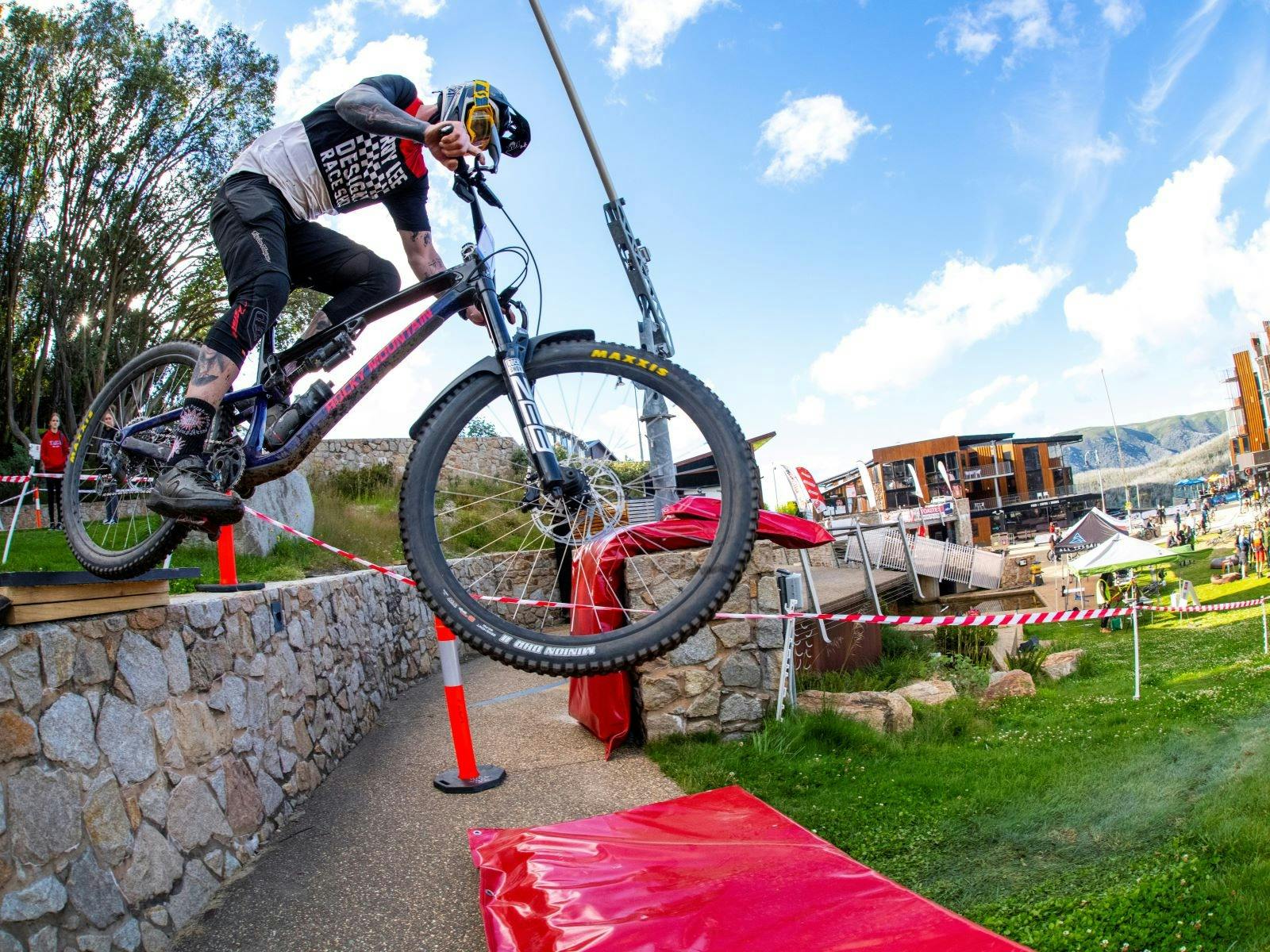 Person does a trick on Victorian Enduro Tour