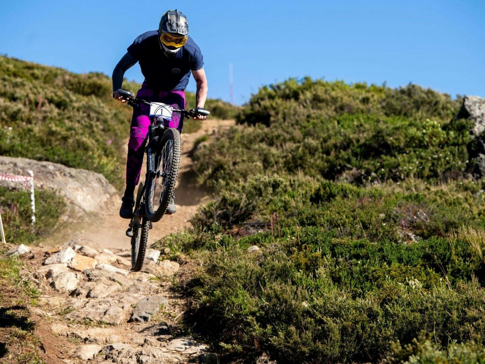 Person riding on Victorian Enduro Tour