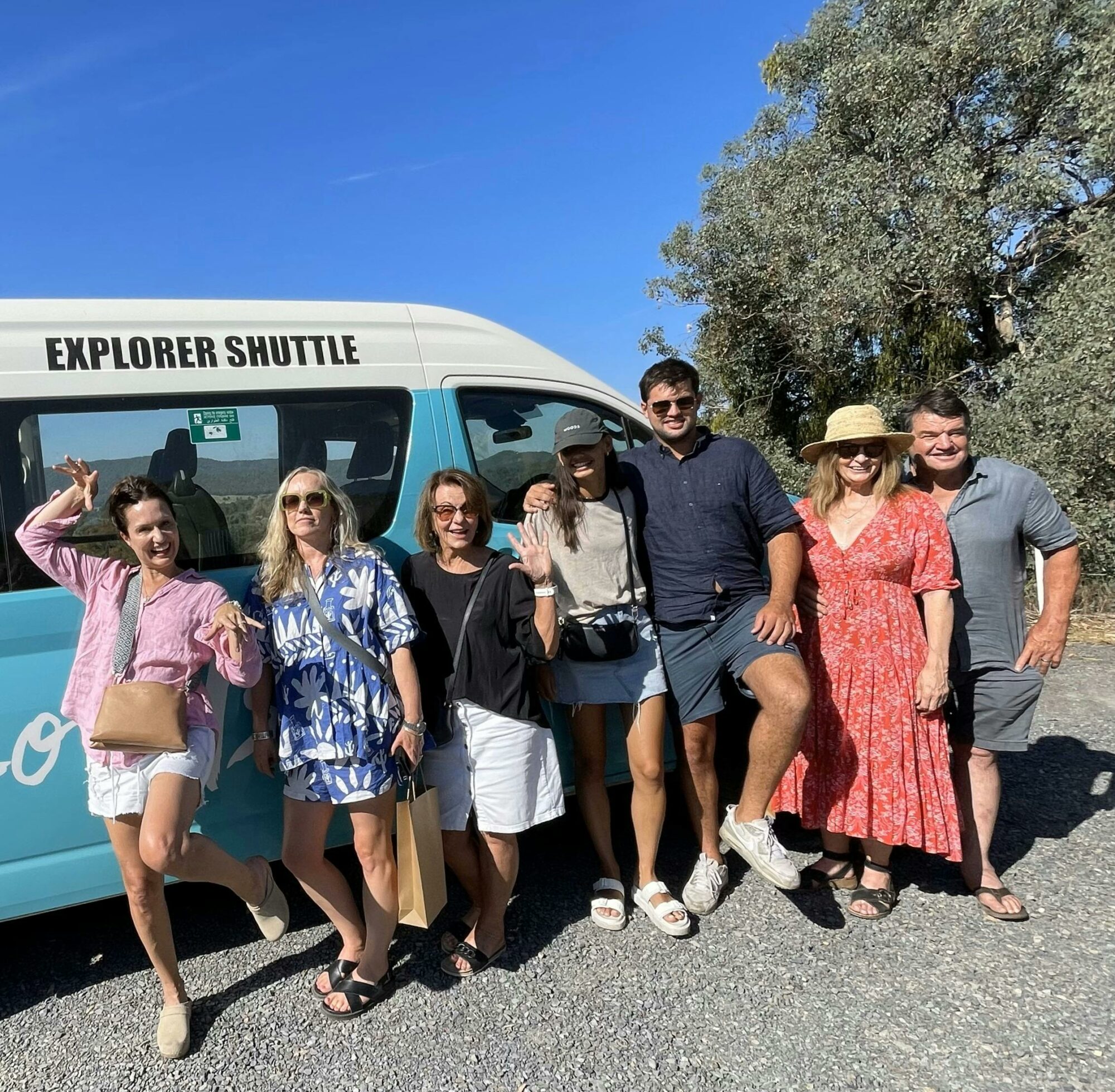 Tour group enjoying the King Valley with Locals day Out