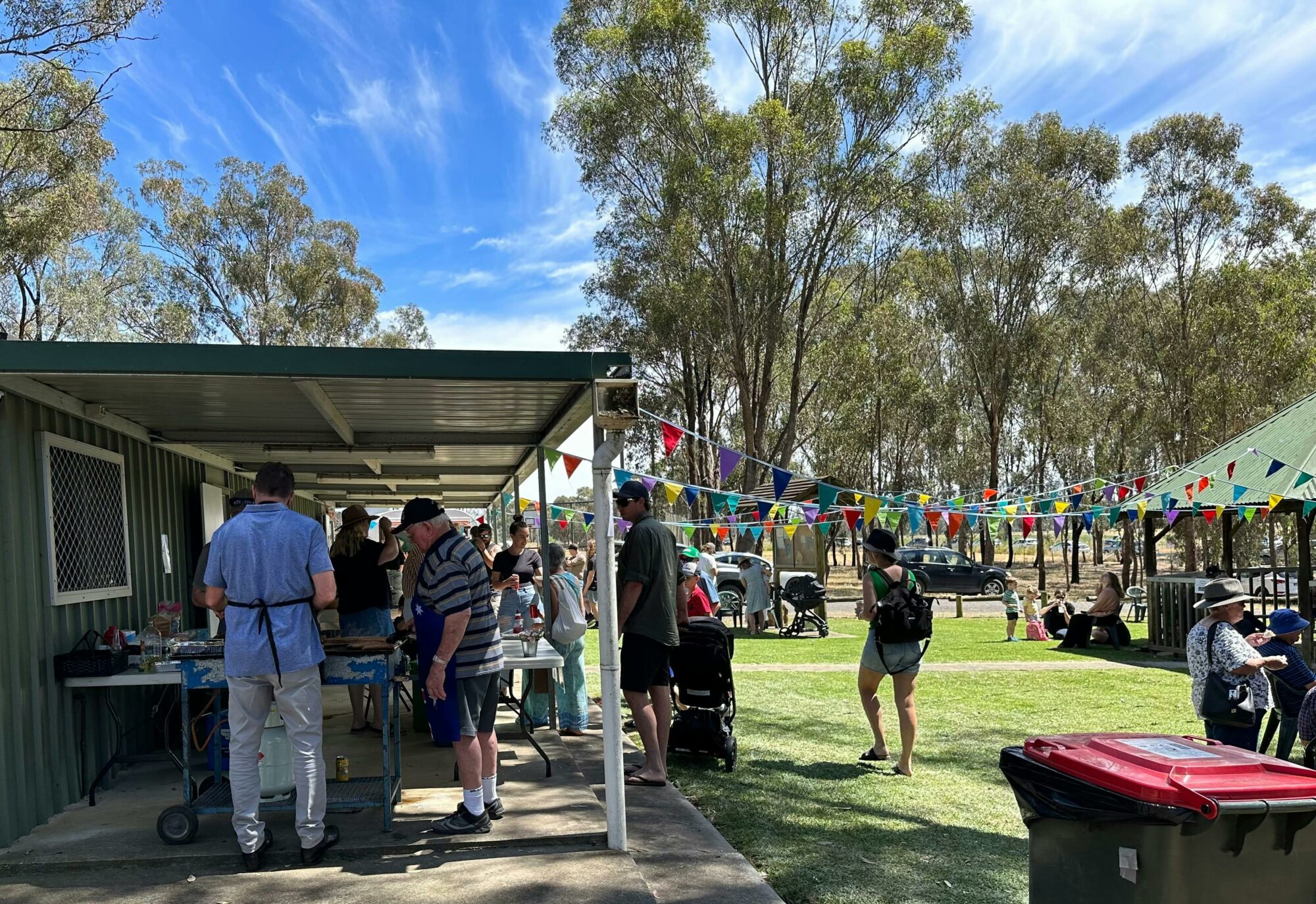 Visitors & locals at 2023 Market