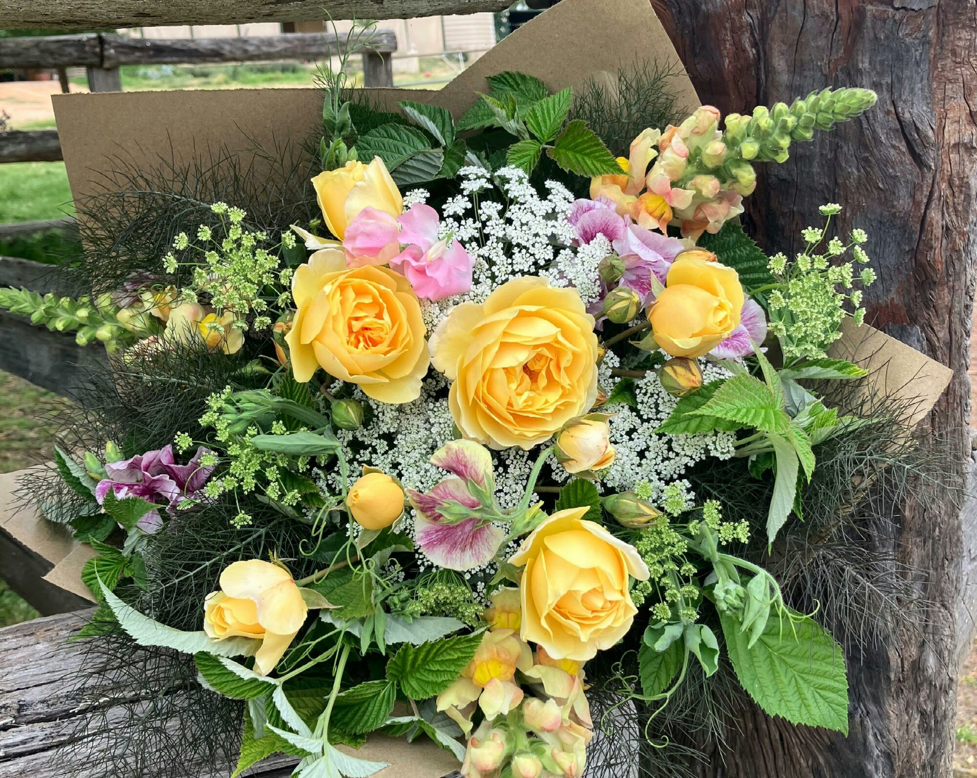 Late spring garden bouquet