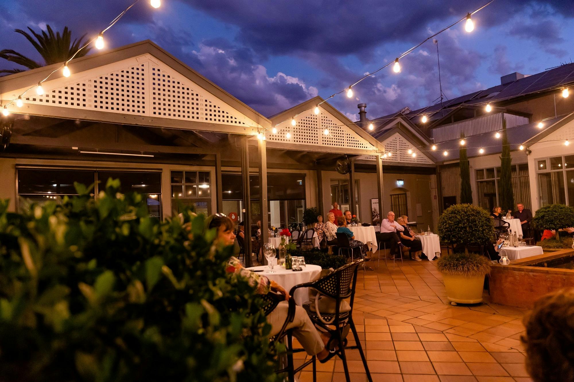 night sky - courtyard