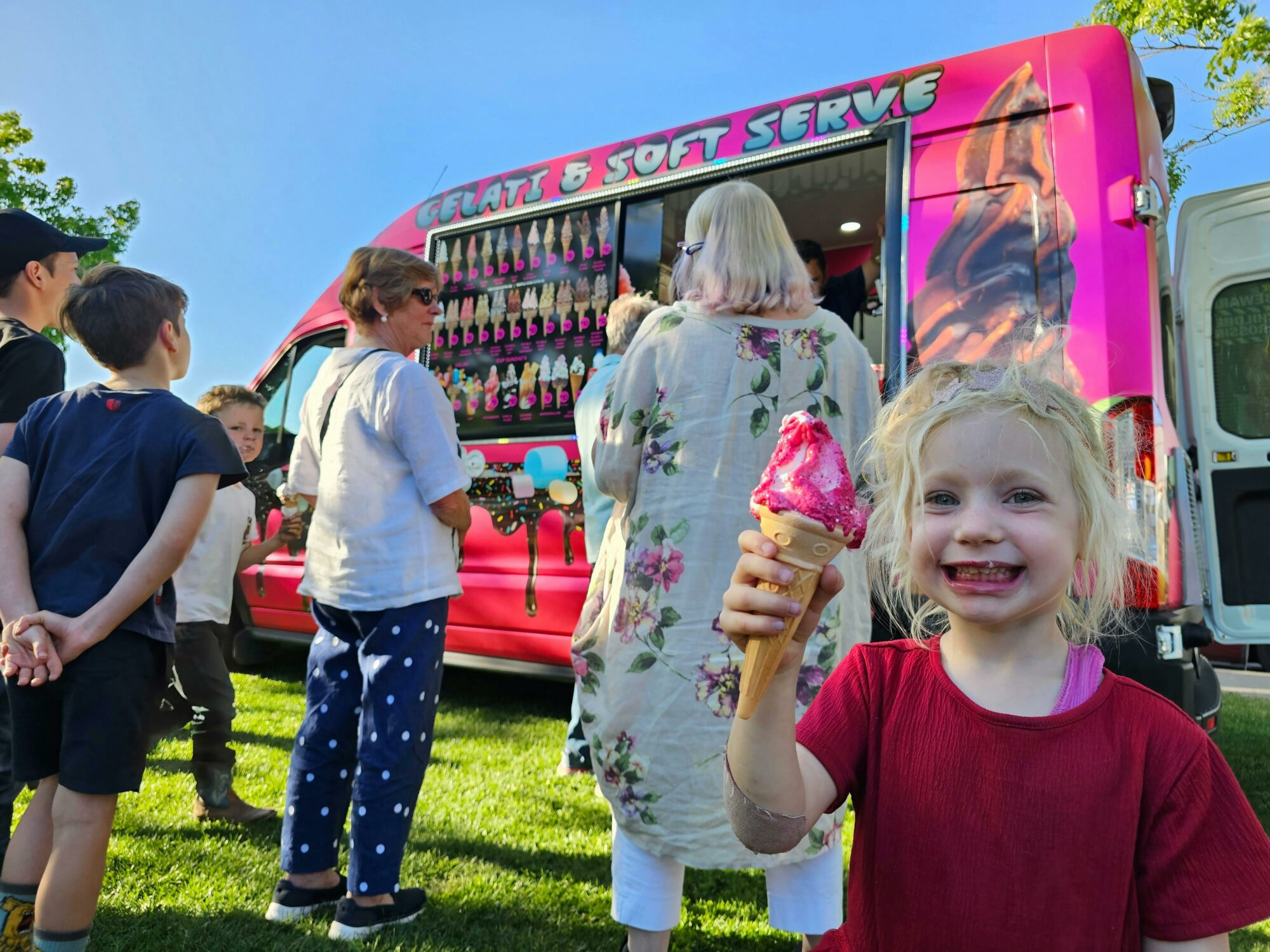 Ice cream and food vans