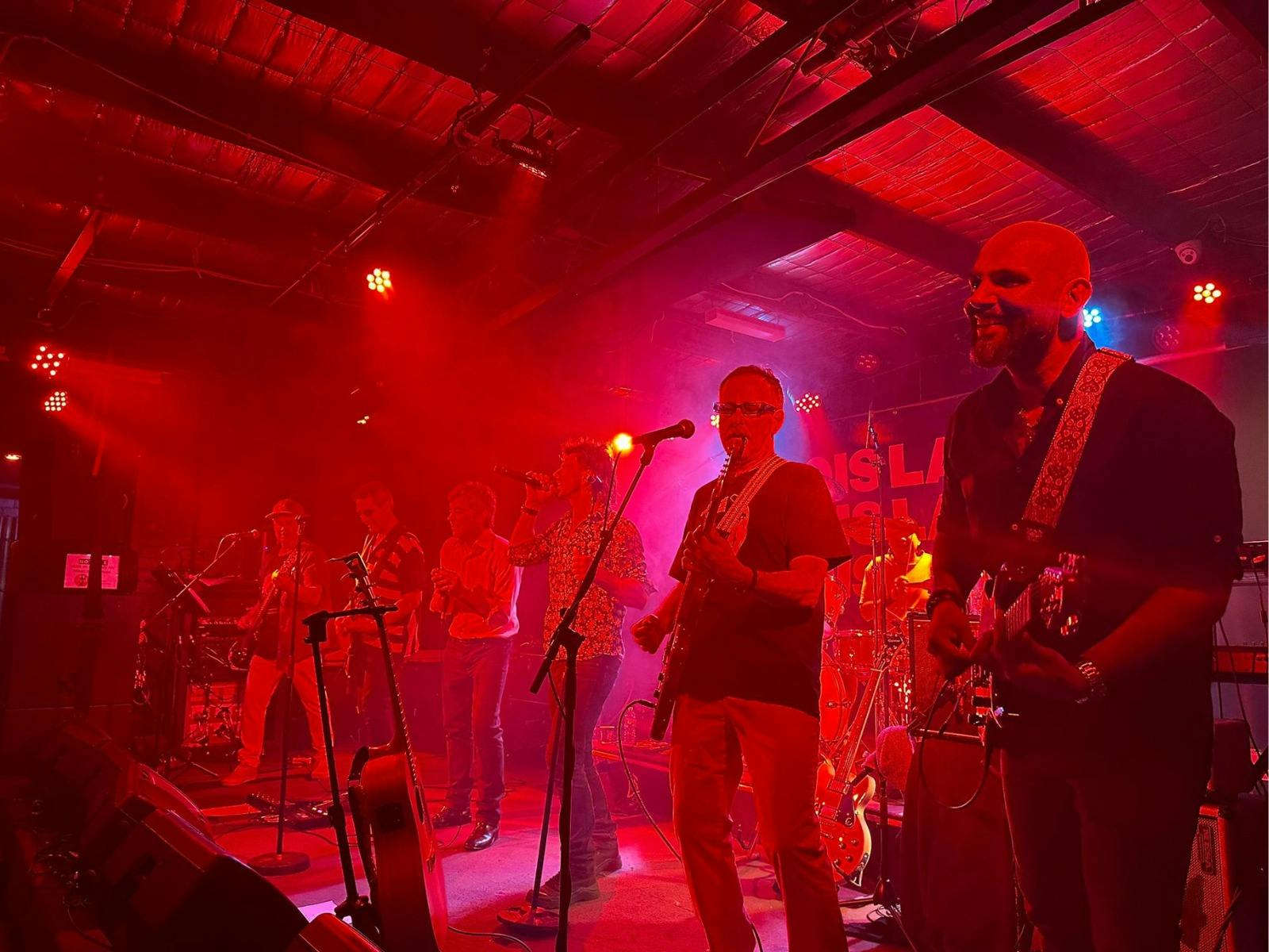 lois lane band performing on stage at the delatite hotel