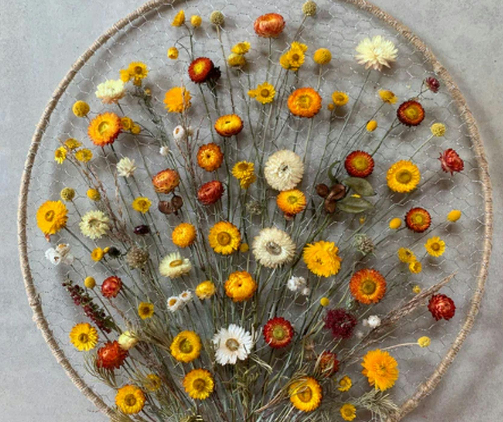 Felicity PASZTALENIEC Dried Flower Panel