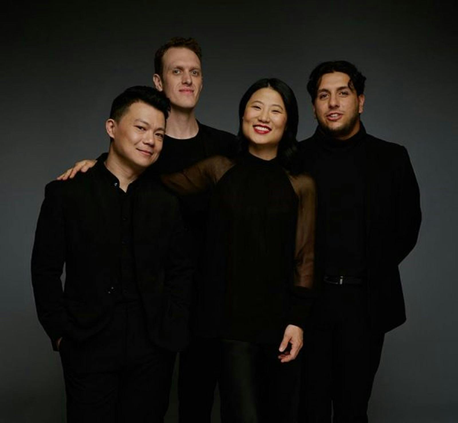 Group photo of Affinity Quartet