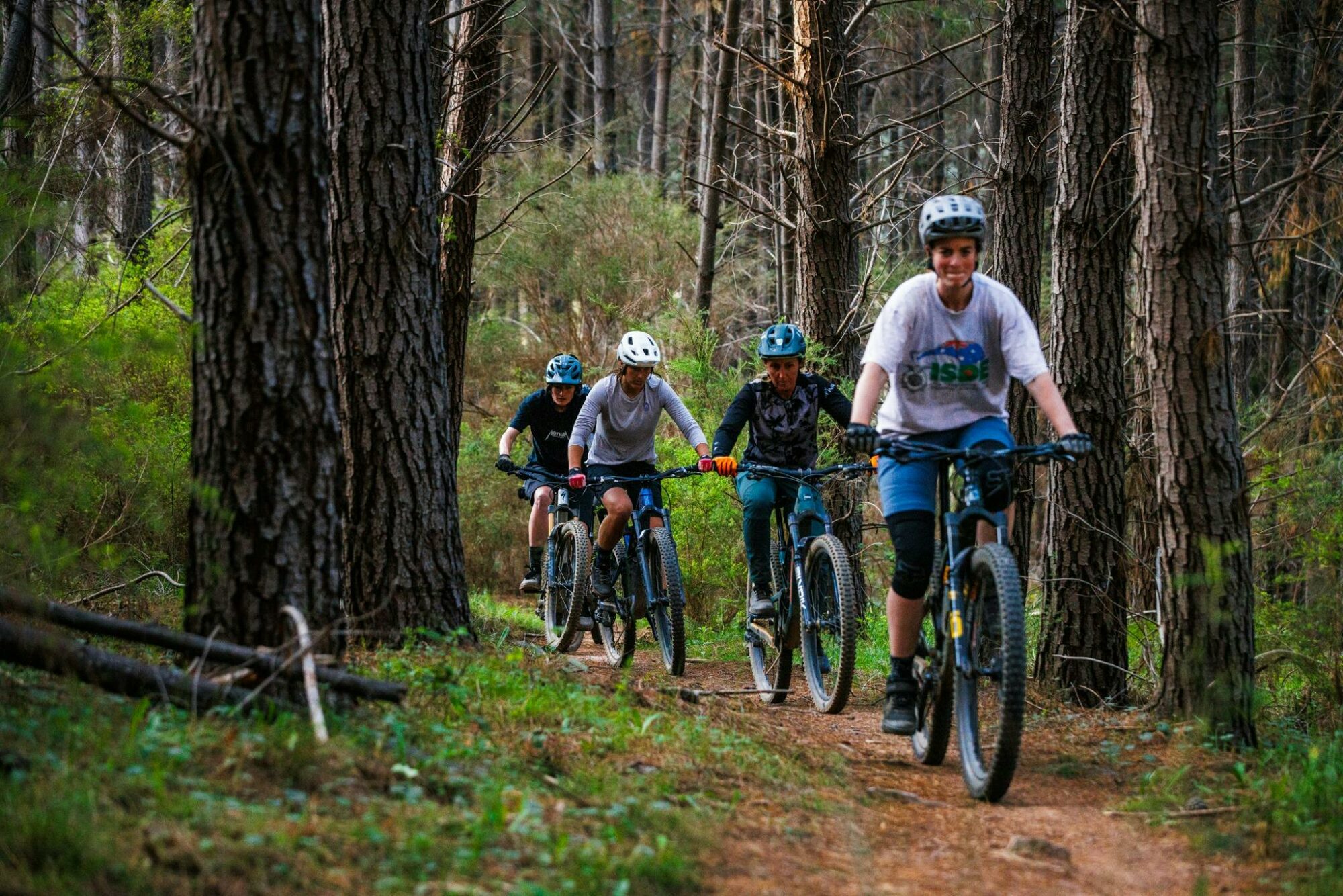 Women MTB riders at Mystic Bike Park