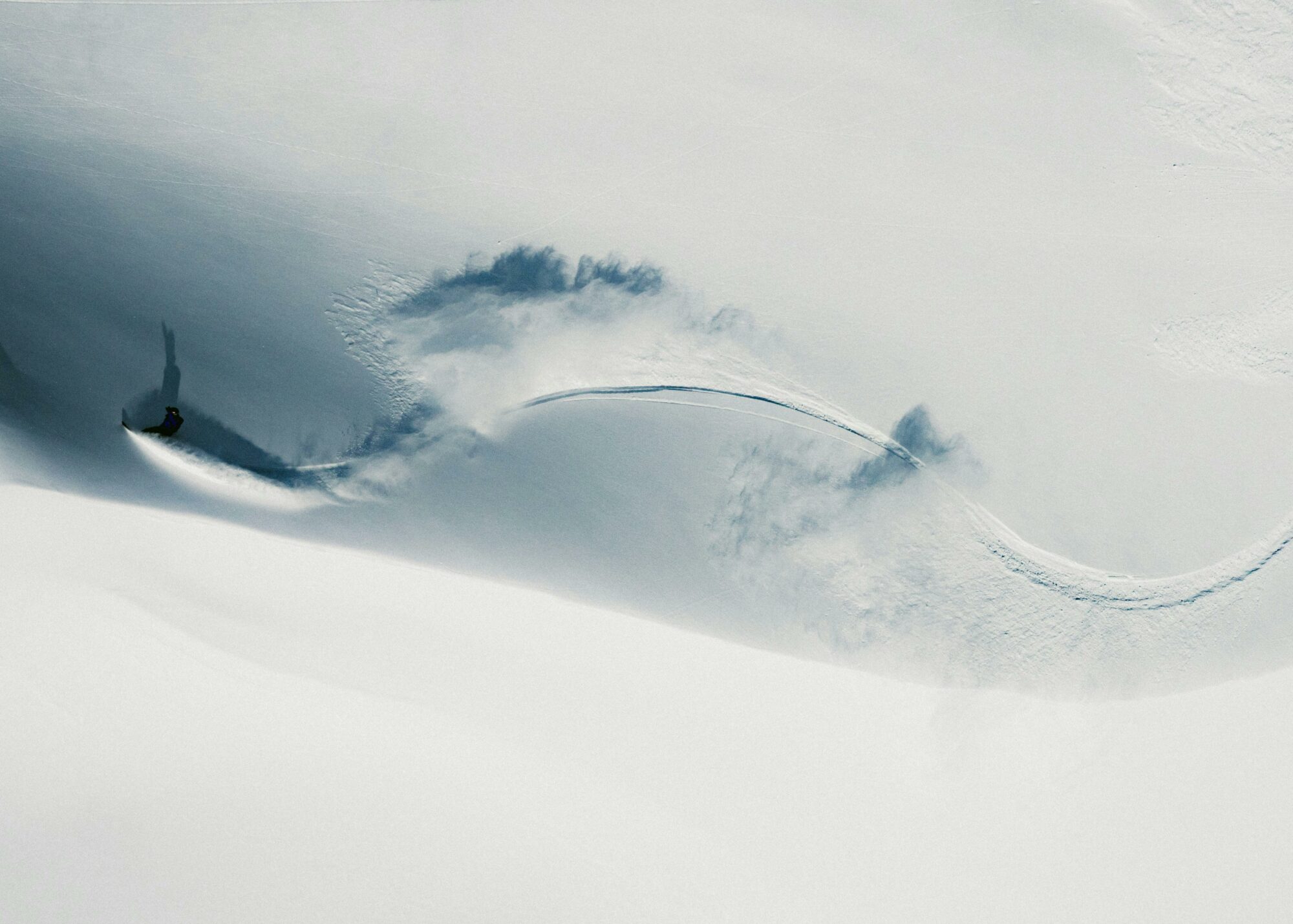 Carving through Snow