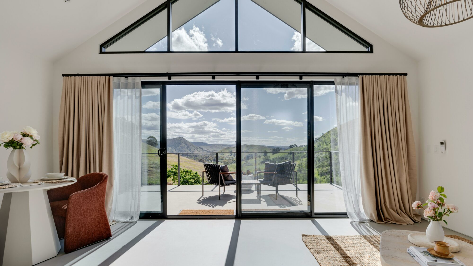 Villa Minto Main Room View Out @ Bloom Into You Flower Farm