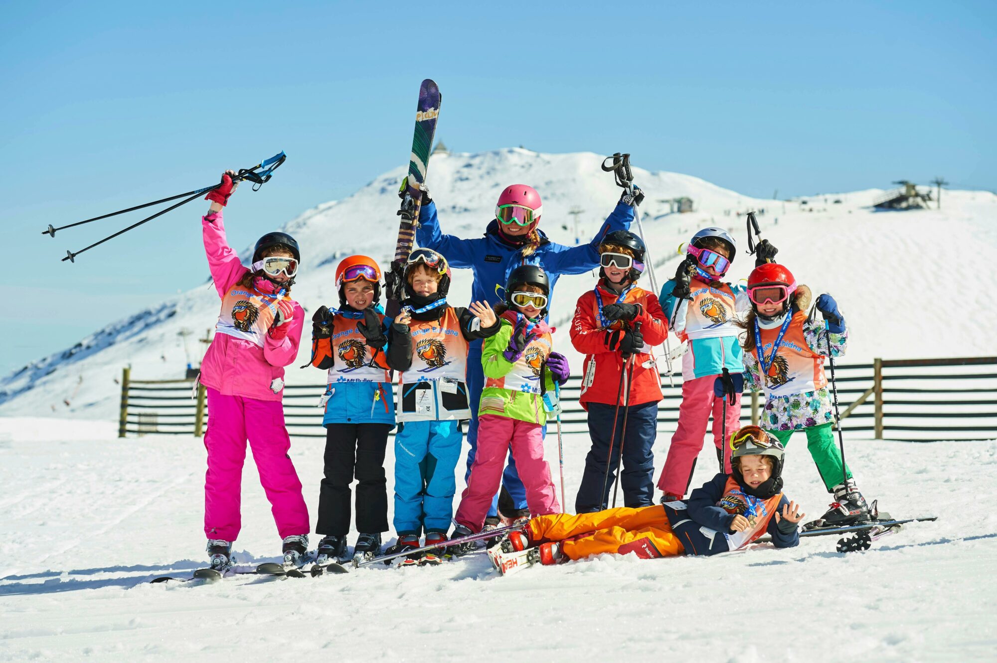 Children at Mt Buller Ski School