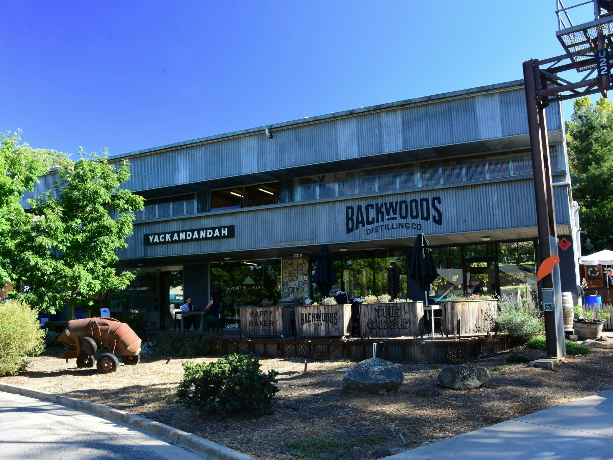 Front of the building