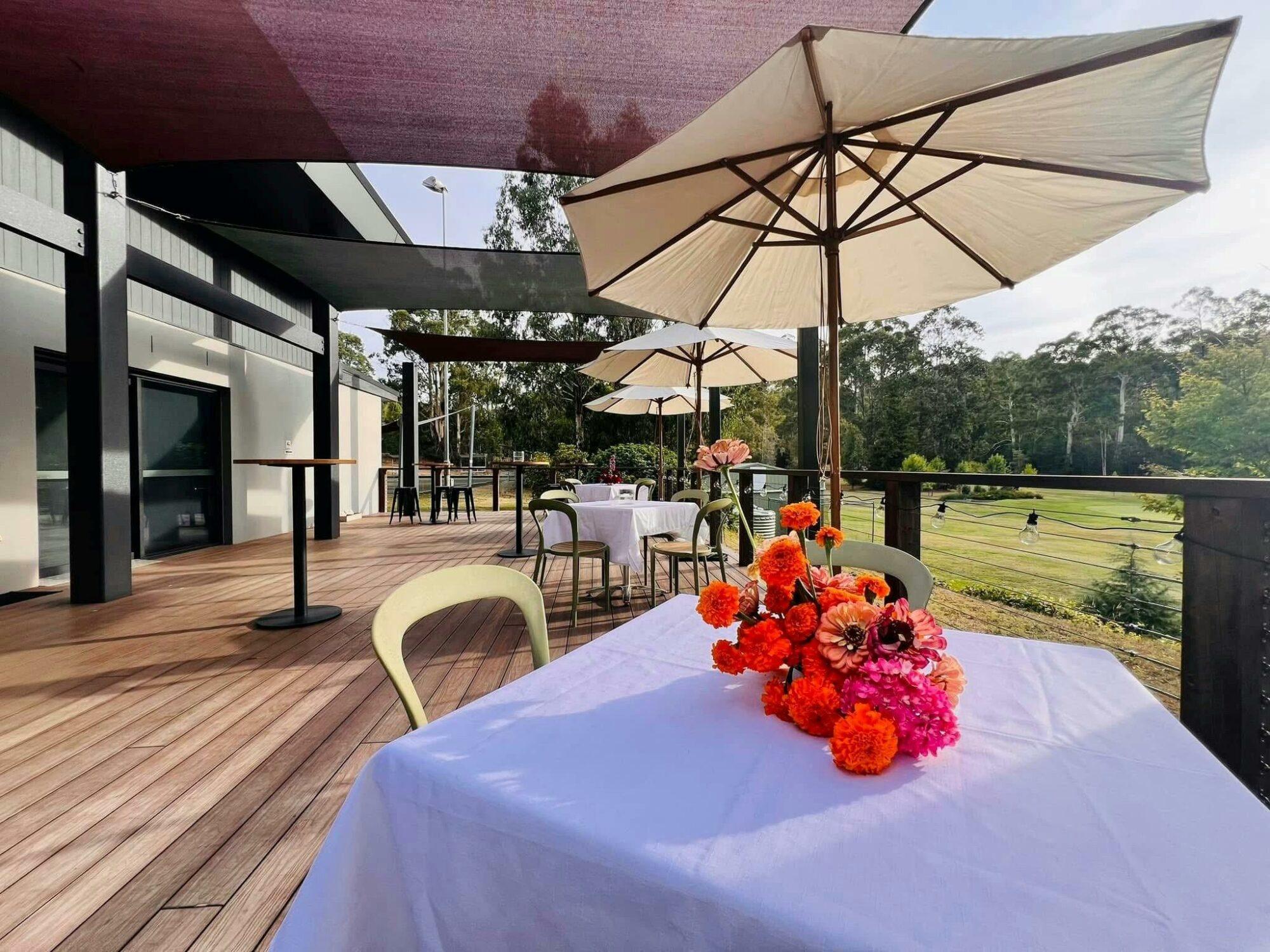 Pavilion Bar and Restaurant outdoor seating