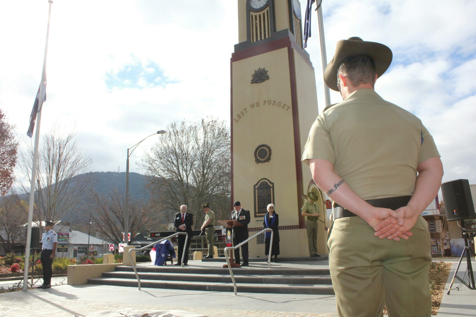 ANZAC Day service - Bright