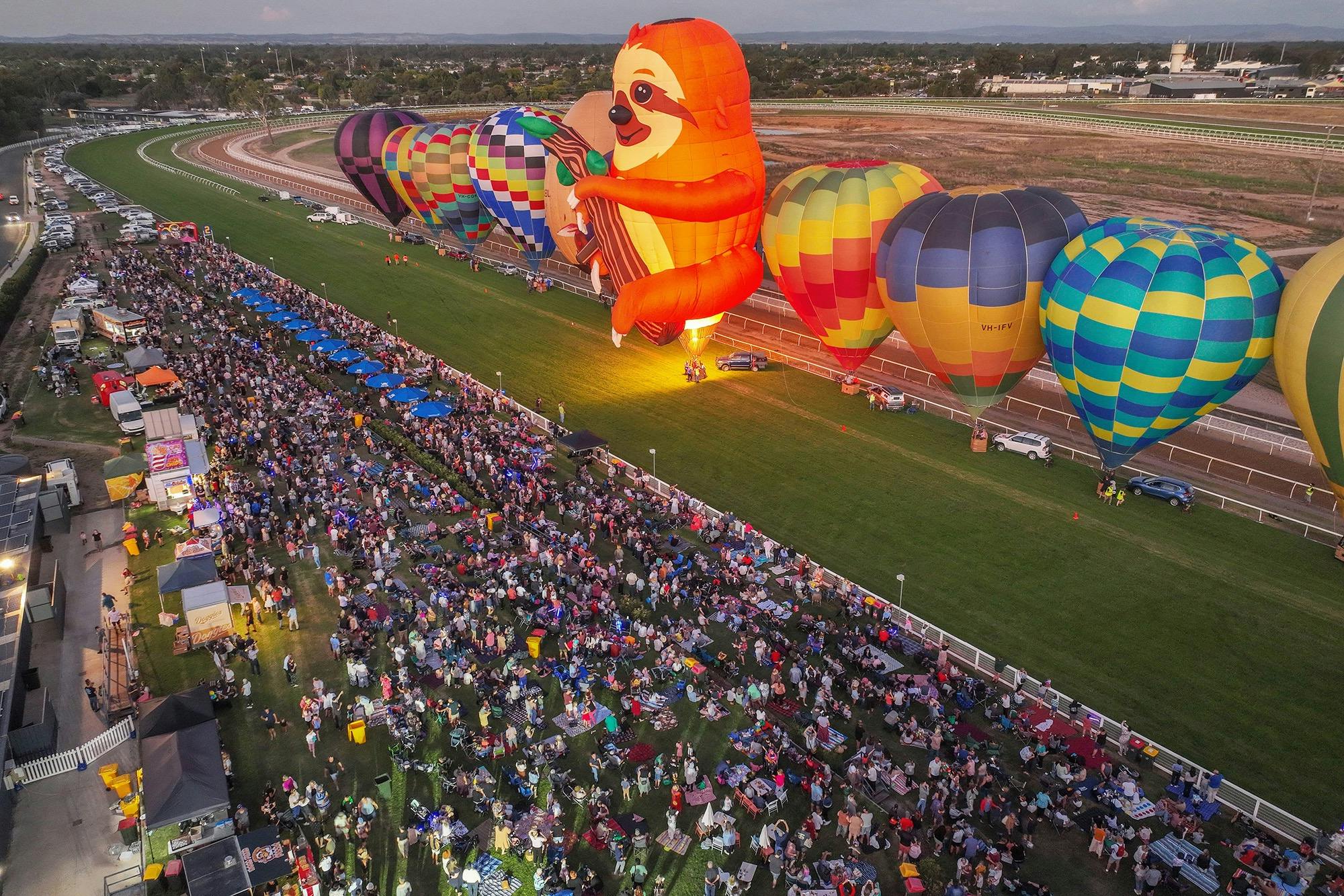 Night glow in Wangaratta
