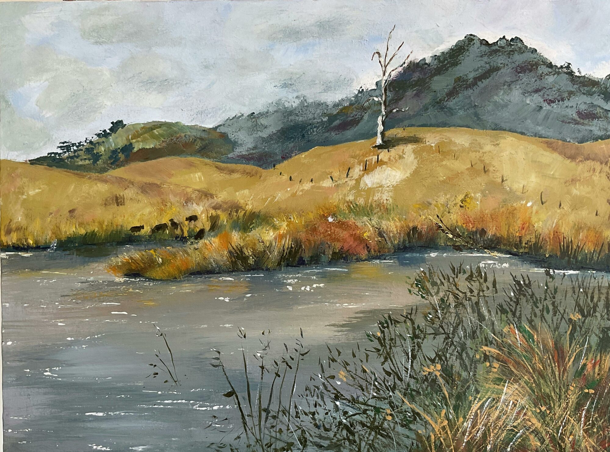 Acrylic on canvas painting