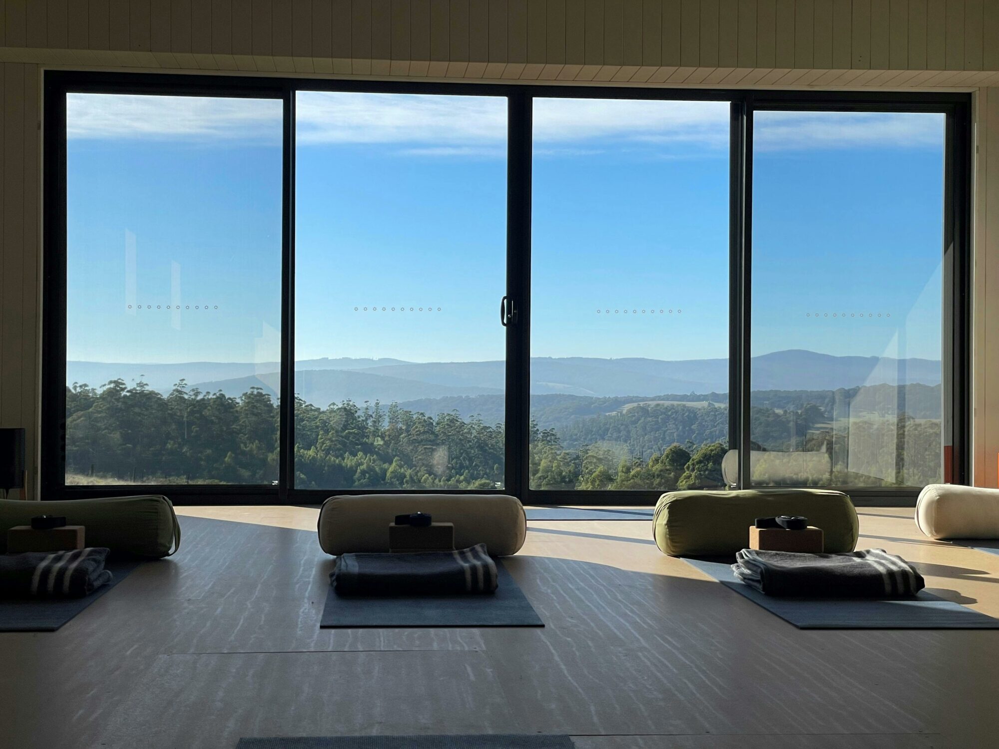 Light filled purpose-built yoga studio