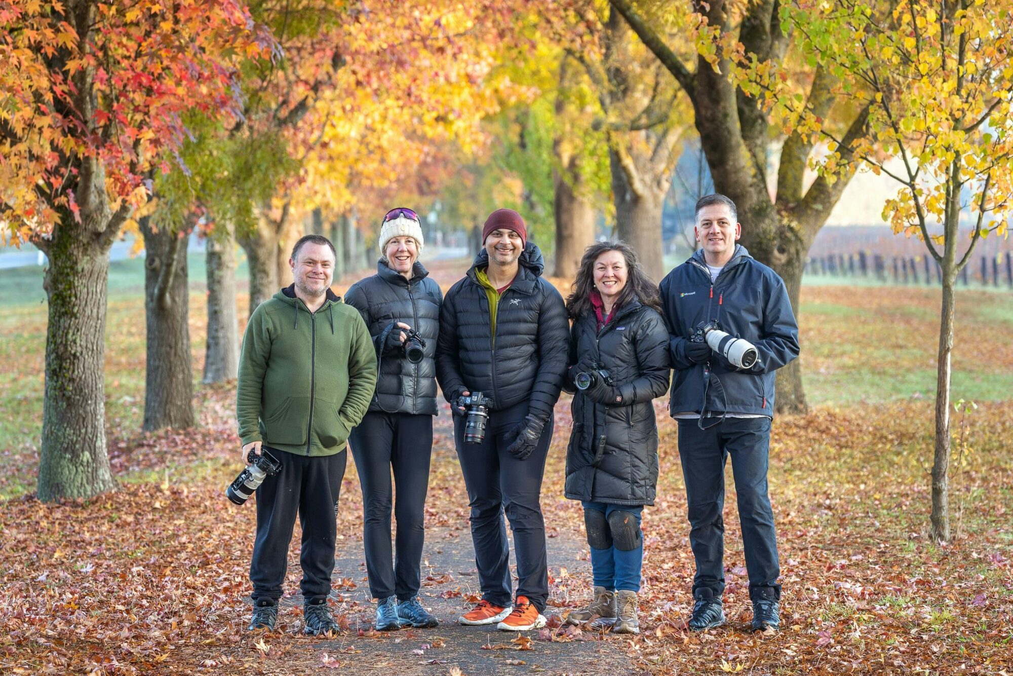 Group photo from Autumn in the High Country Workshop