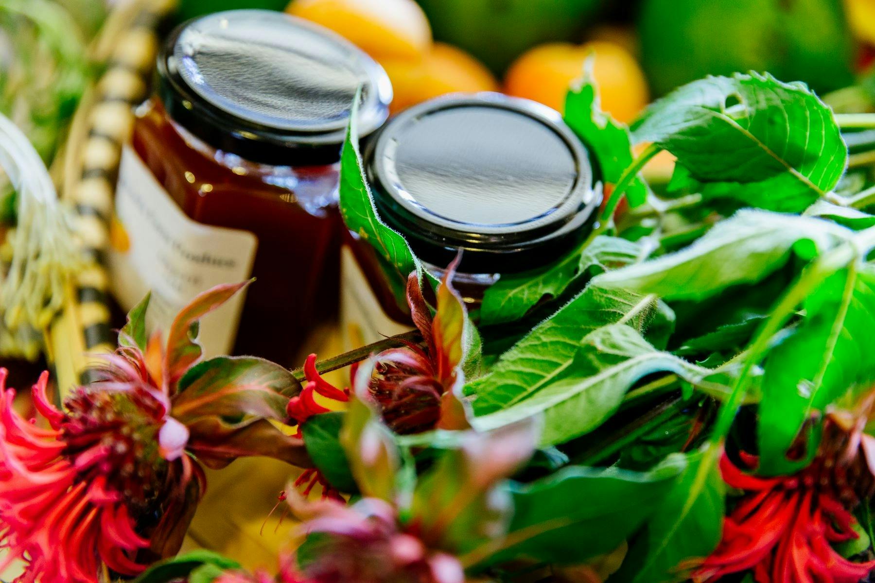 Fresh season produce at the Butcher's Hook Market