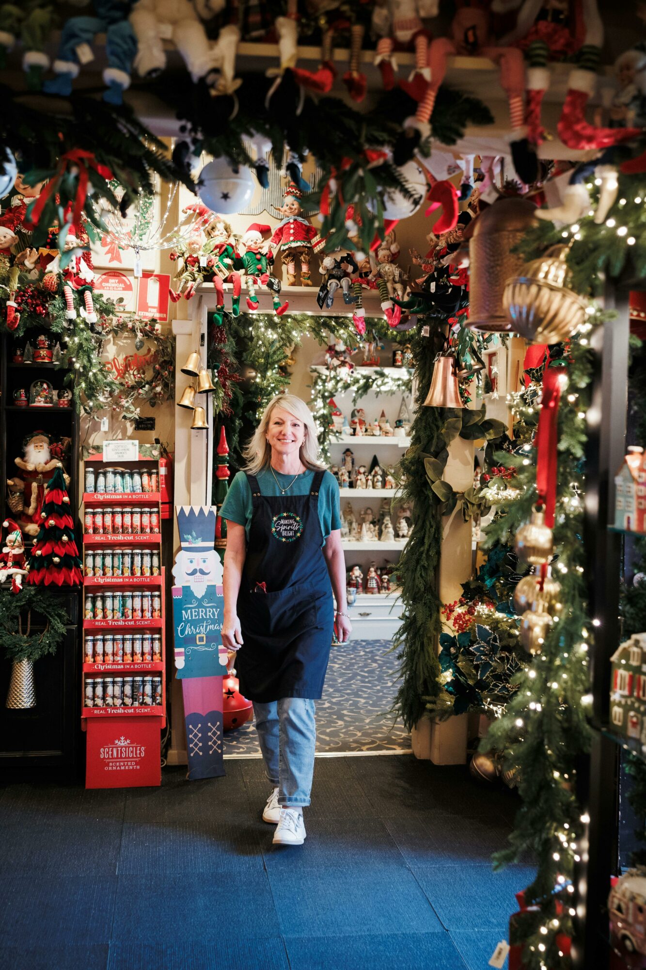 Amanda in Store at Making Spirits Bright
