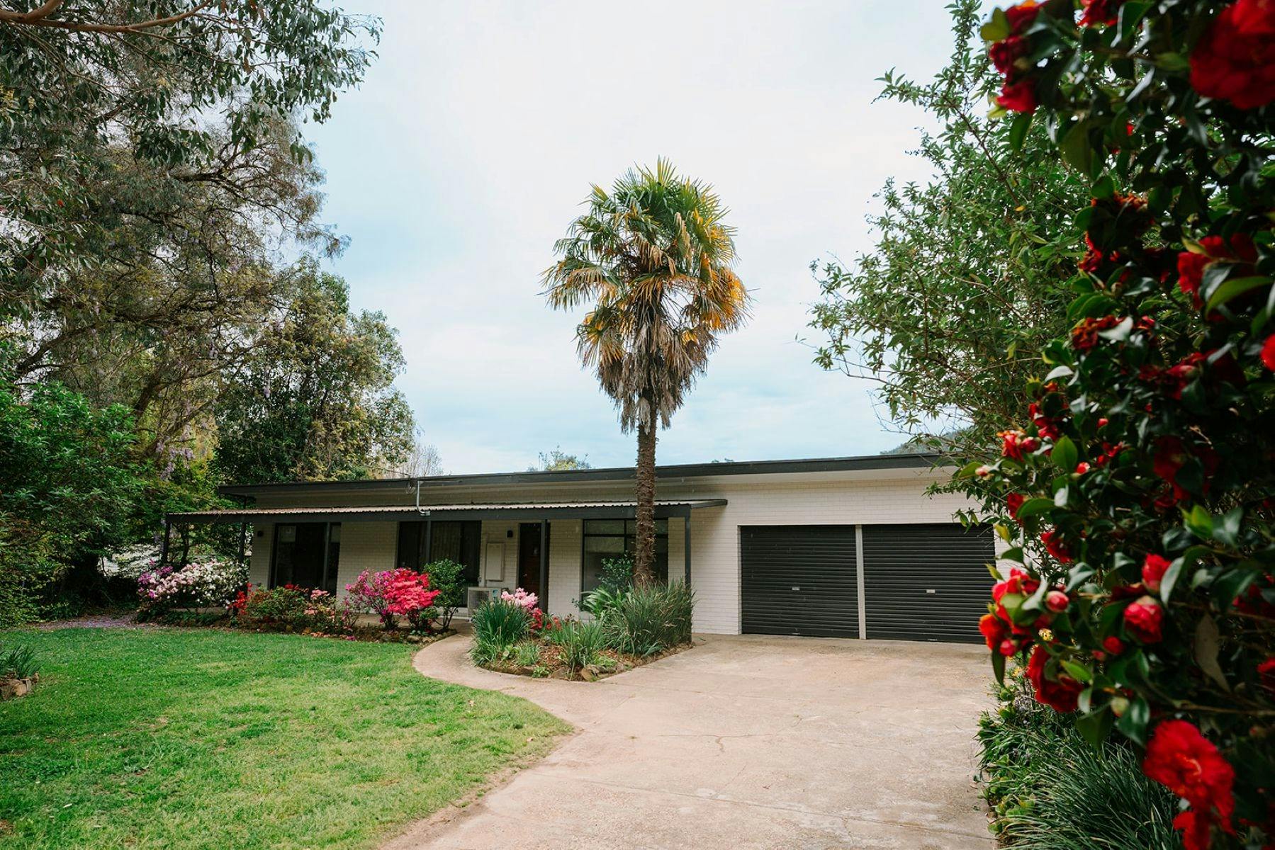 Front entrance of house
