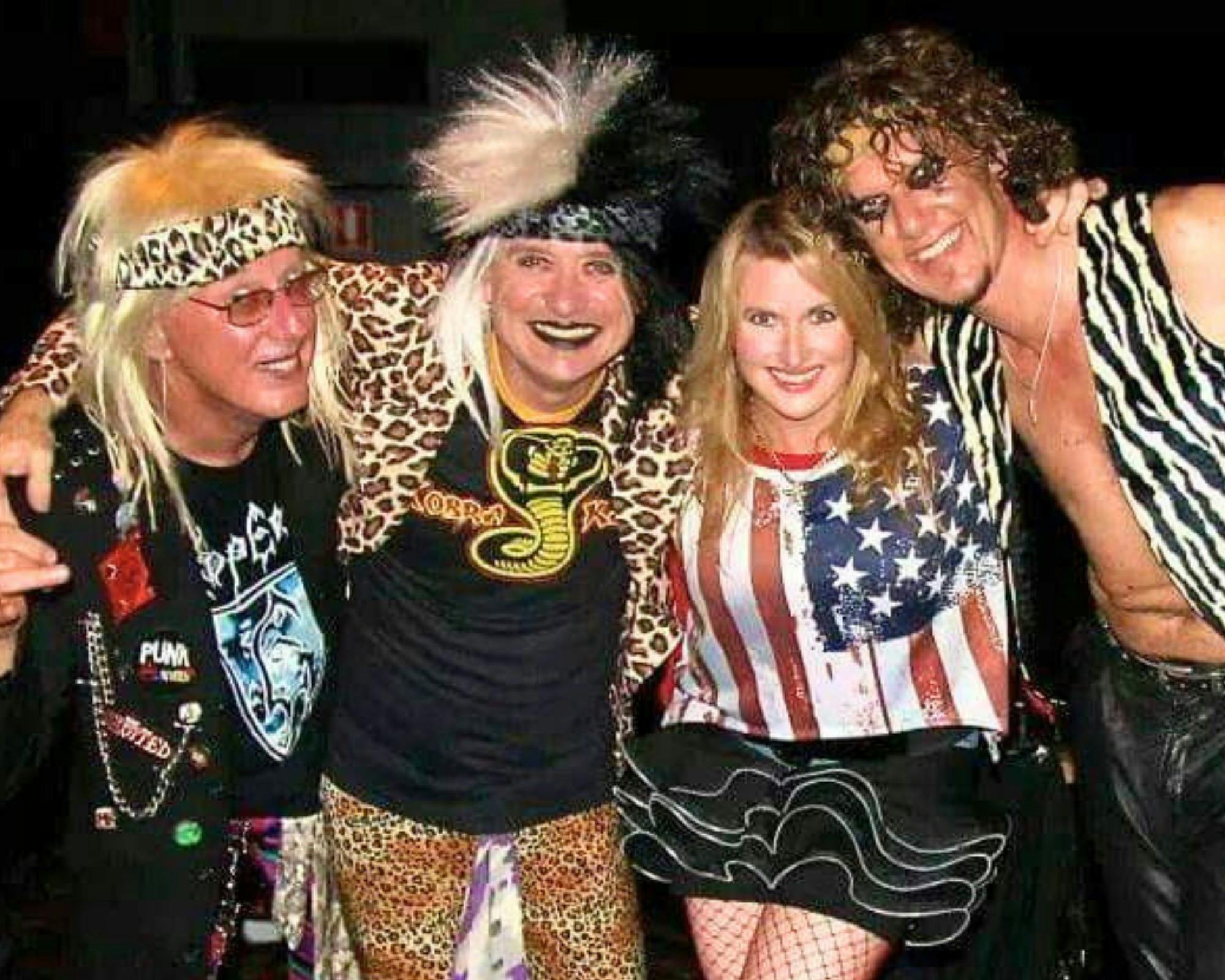 80s R Us, band performing on the night