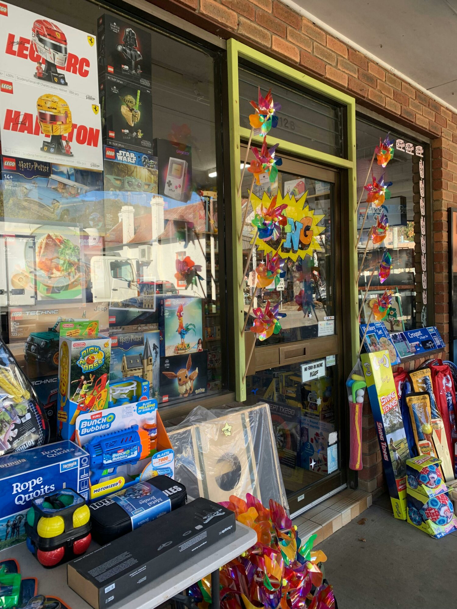 front of BANG Toy  shop