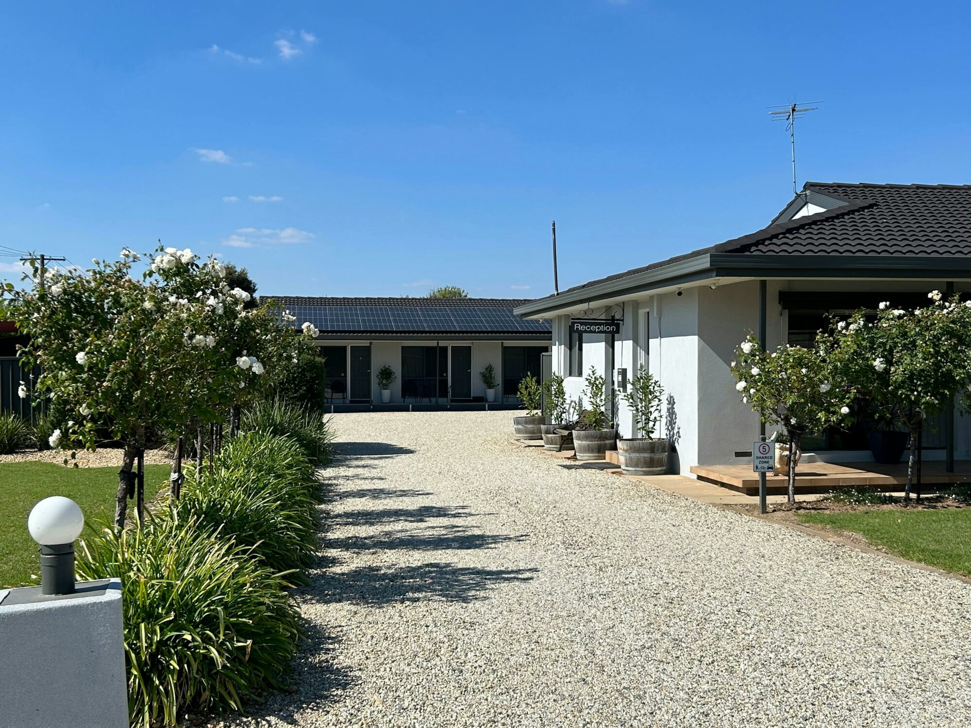 Entrance to Motel