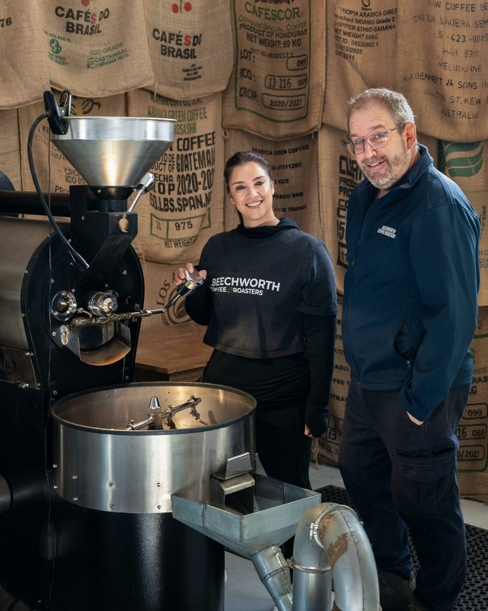 Karla and Angus, owners of Beechworth Coffee